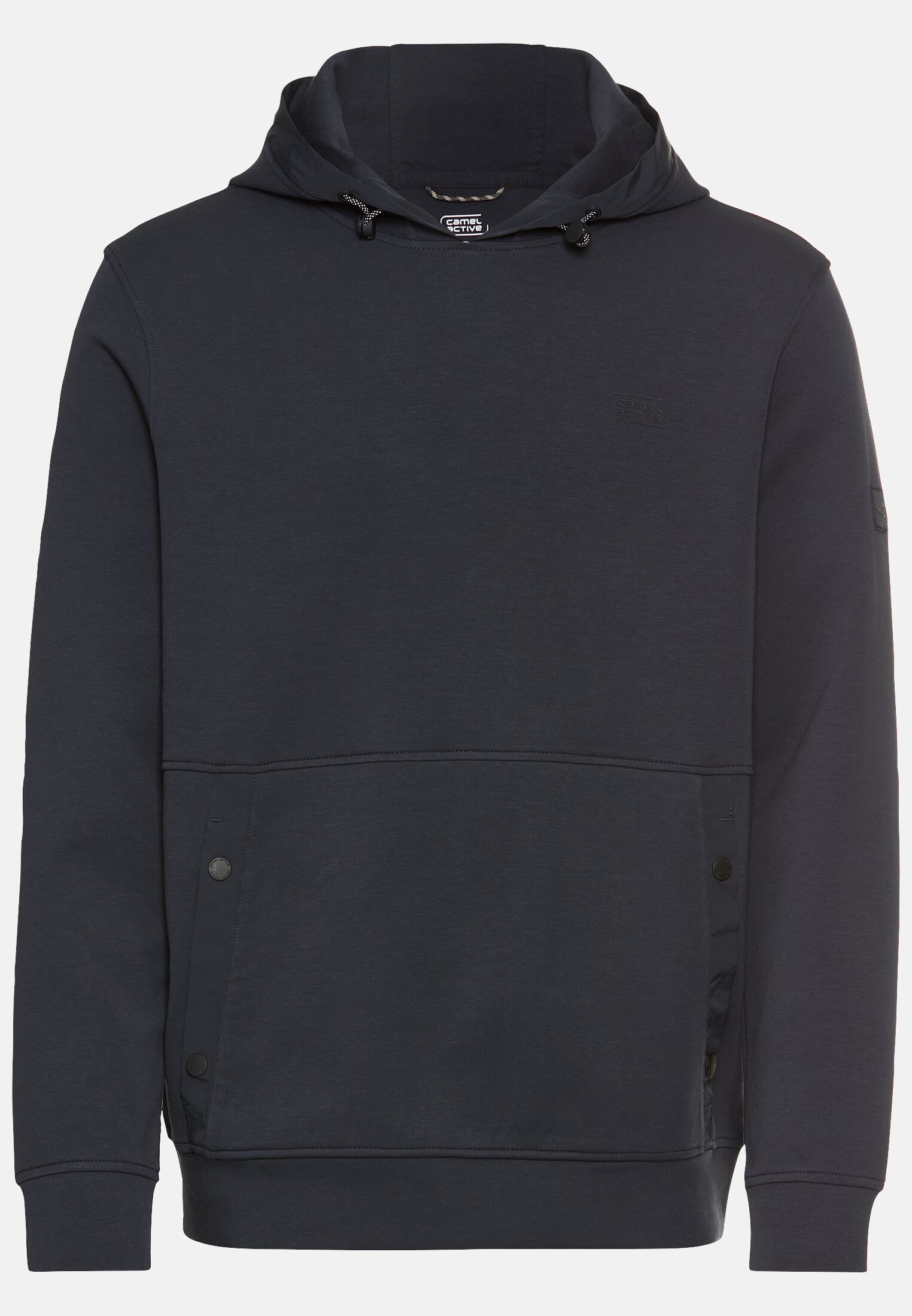 Heren fleXXXactive® Hoody met verstelbare capuchon Marineblauw frontaal voor
