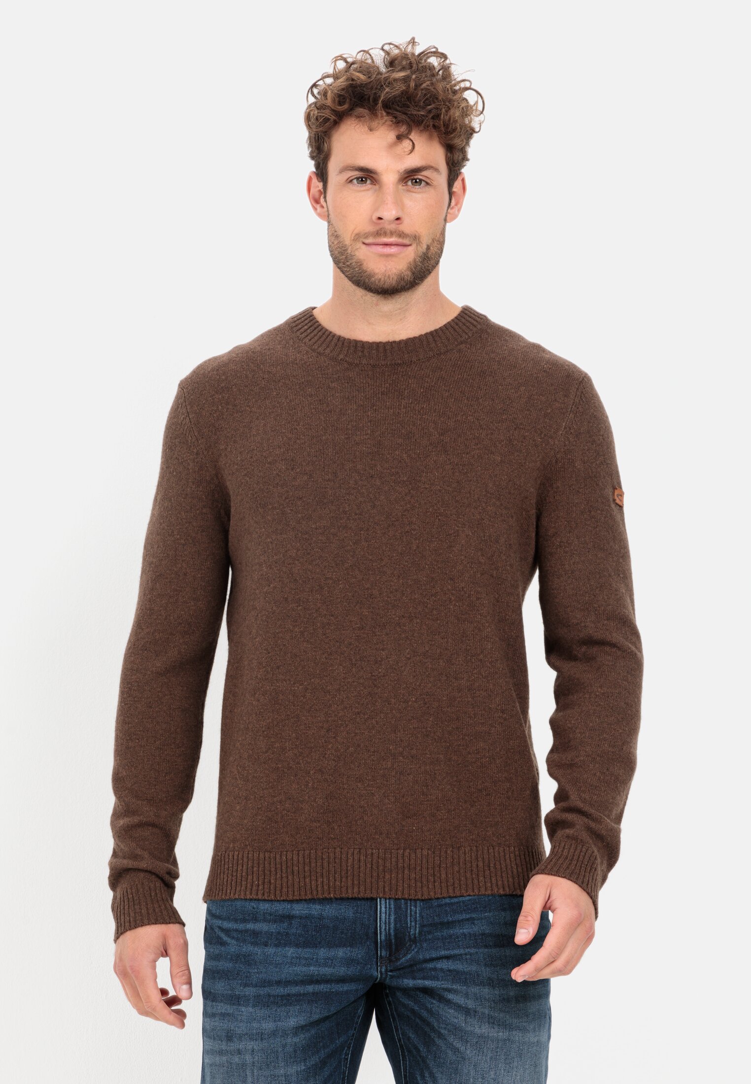 Feinstrickpullover für Herren in Braun | S | camel active