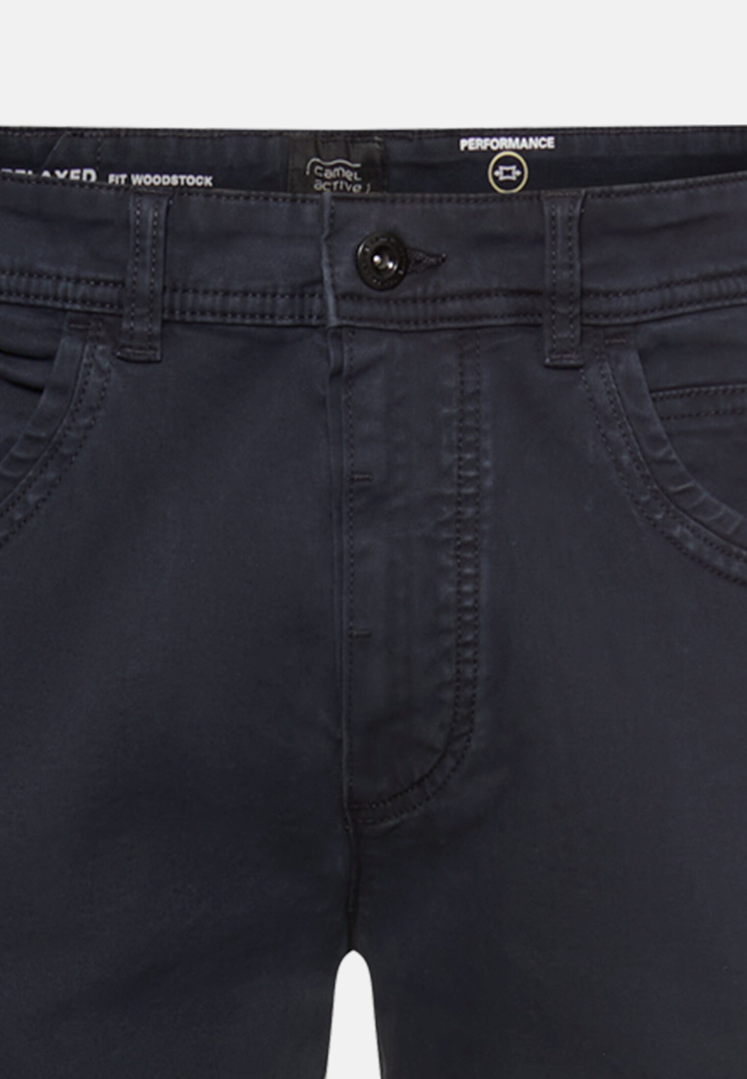 Heren Broek met 5-pocket-design Donkerblauw front dichtbij