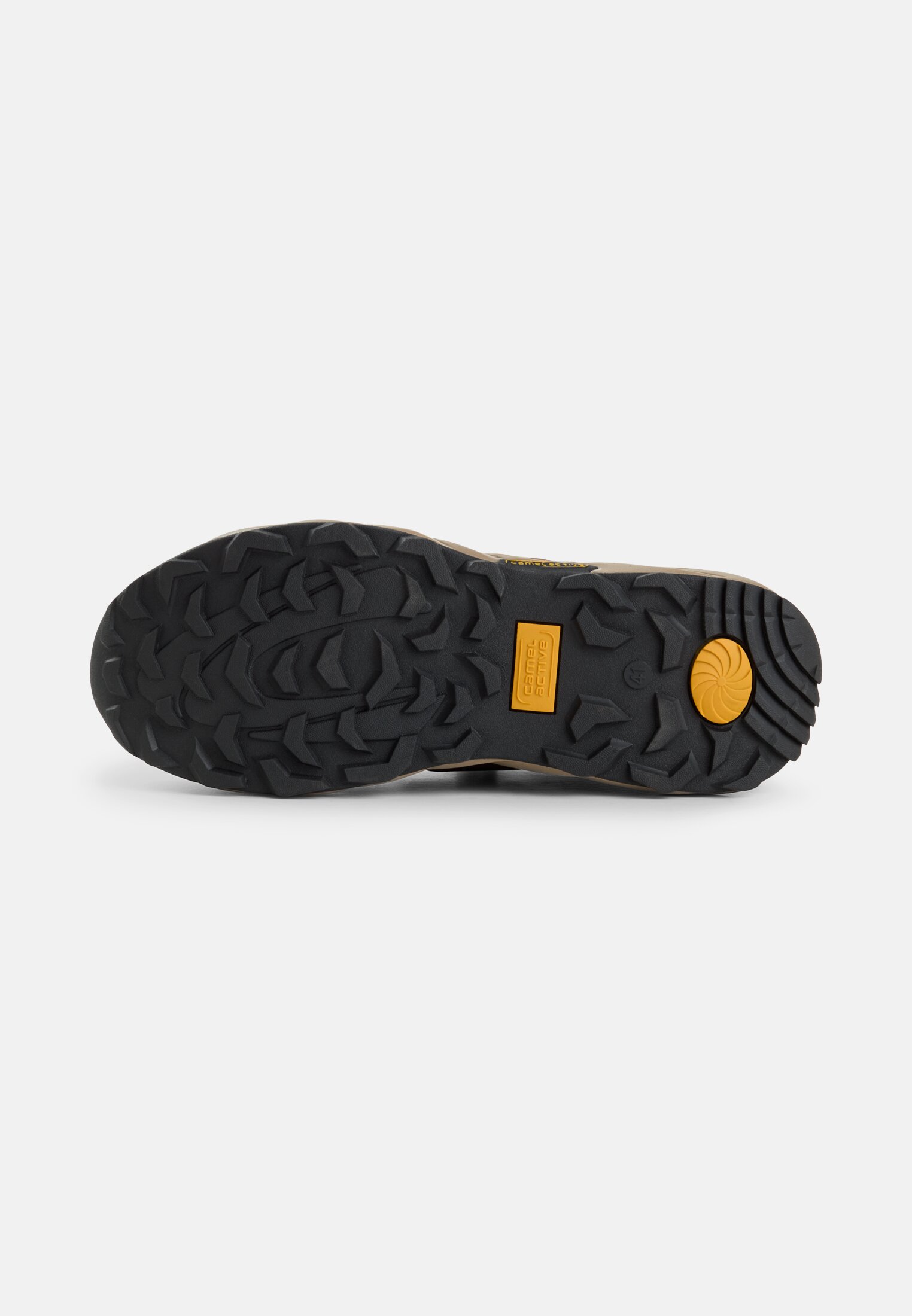 Herren Schnürschuh mit Gripsohle Braun hinten nah