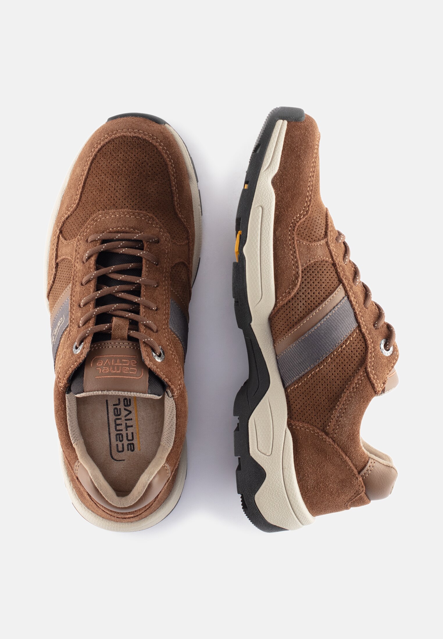 MI_53EVA01-0201-460_1G-00 Men Sneakers with a grippy outsole Brown frontal top