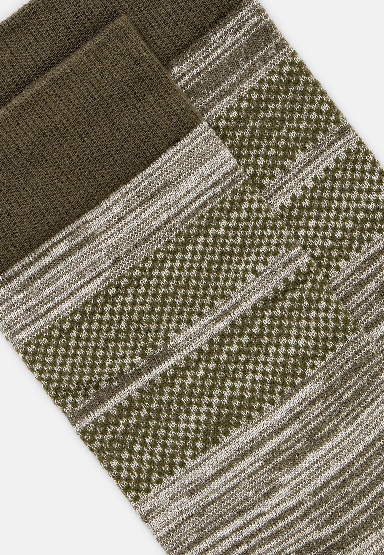 Men Socks in a pack of two, made from a cotton blend Green close back