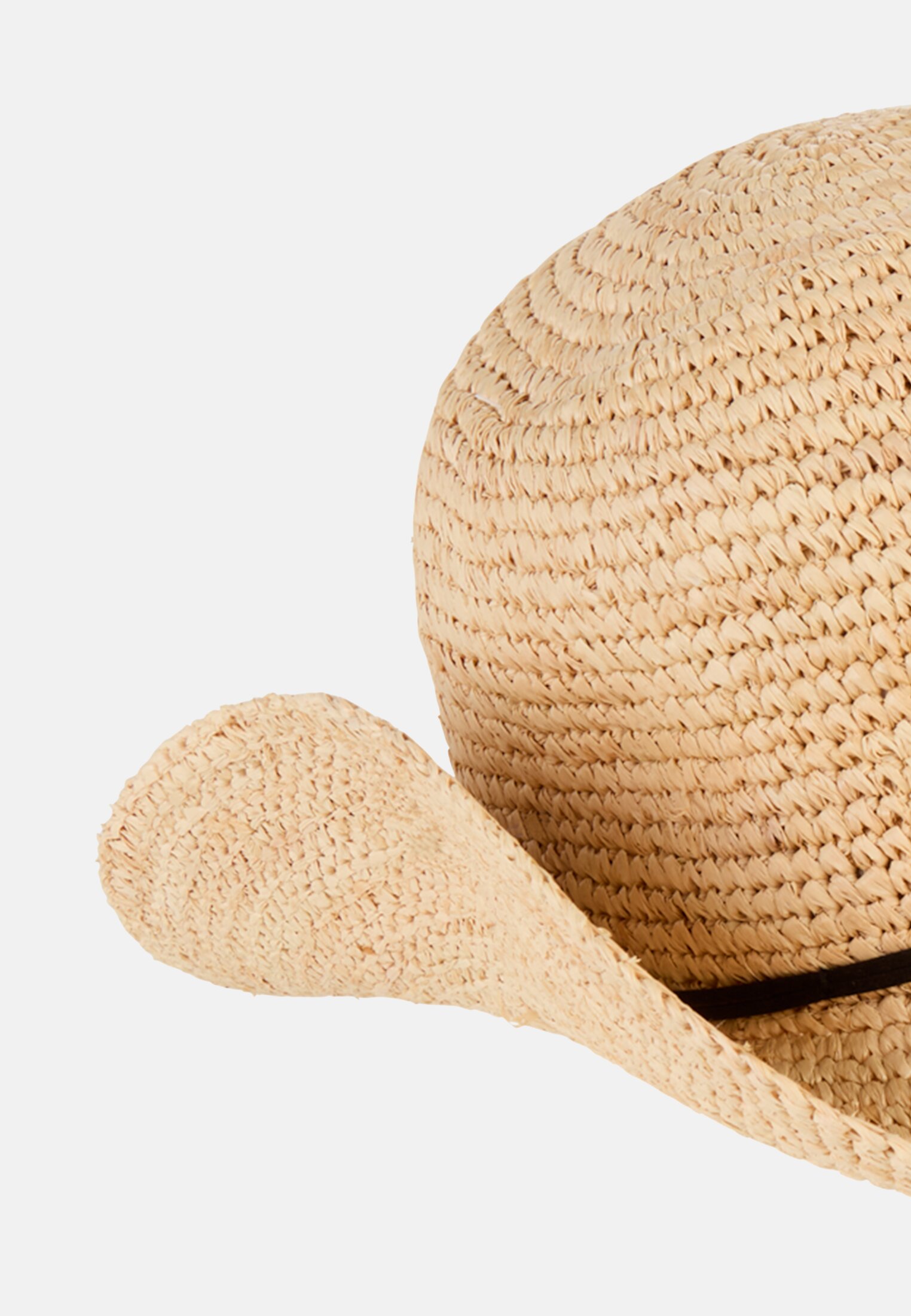 camelactive_Strohhut_Straw_301430-5H43-12_3G Women Straw hat with wide brim Beige front close