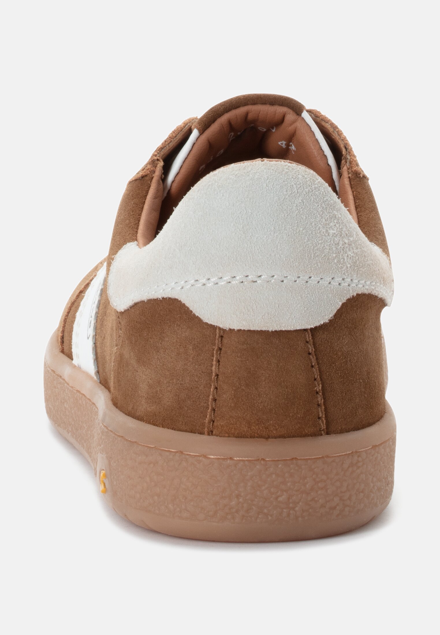 MI_55BNA10-0200-475_3G-00 Men Sneakers made of suede leather Brown front close