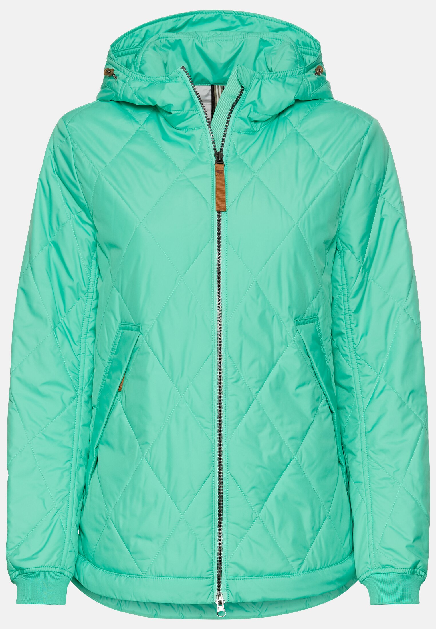 Women Jacket with diamond quilting Peppermint frontal front