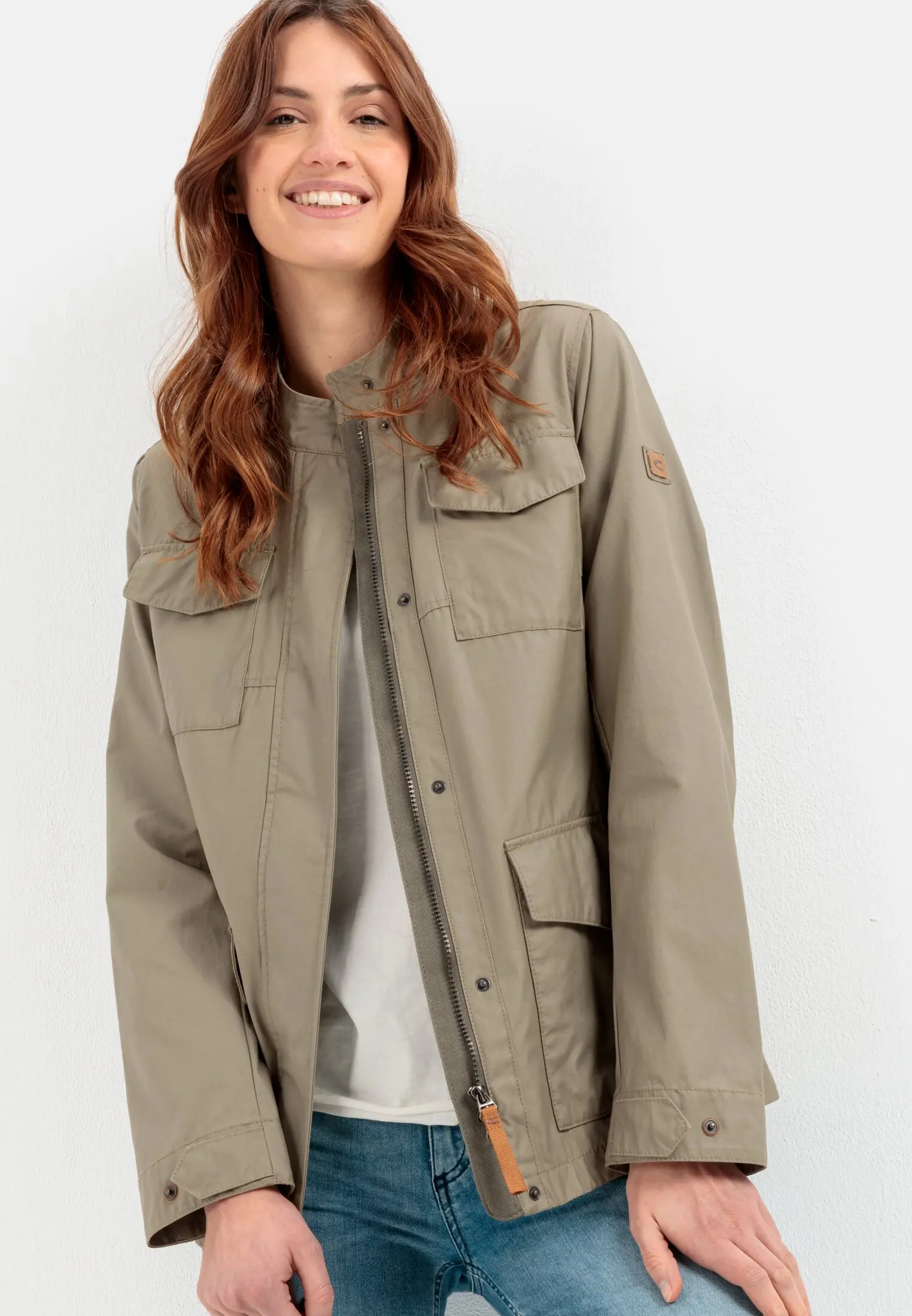 Fieldjacket for Women in olive camel active