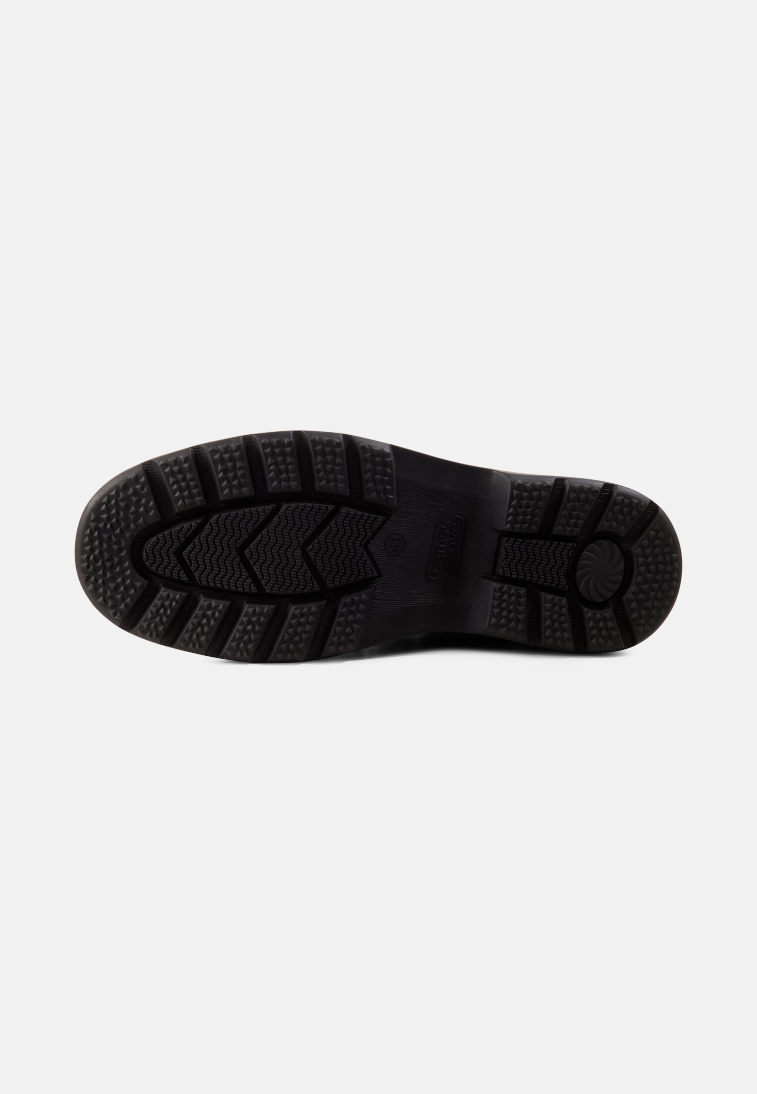 Men Lace-up shoe made of genuine leather Black close back