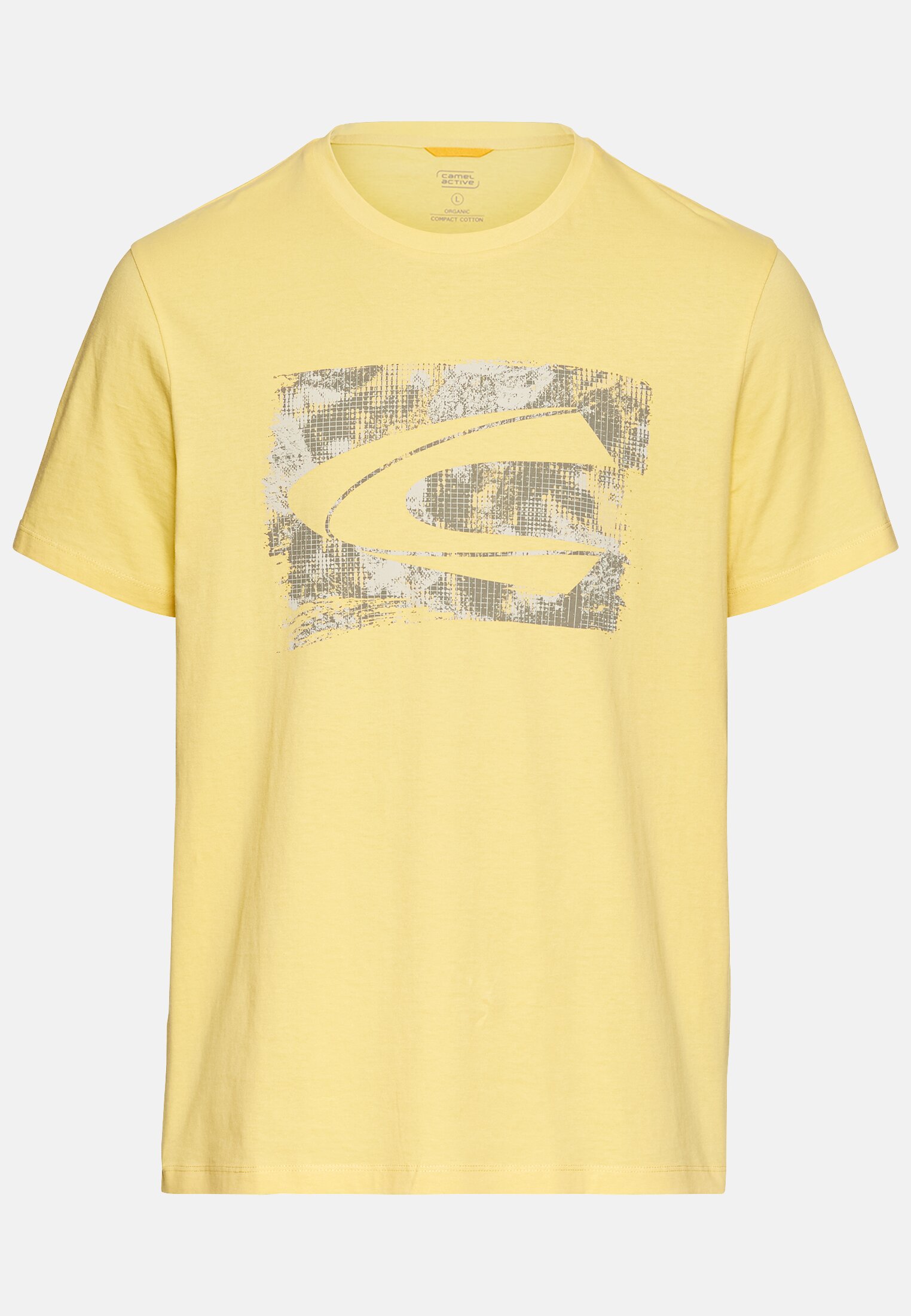 Men T-shirt made from organic cotton Citron frontal front