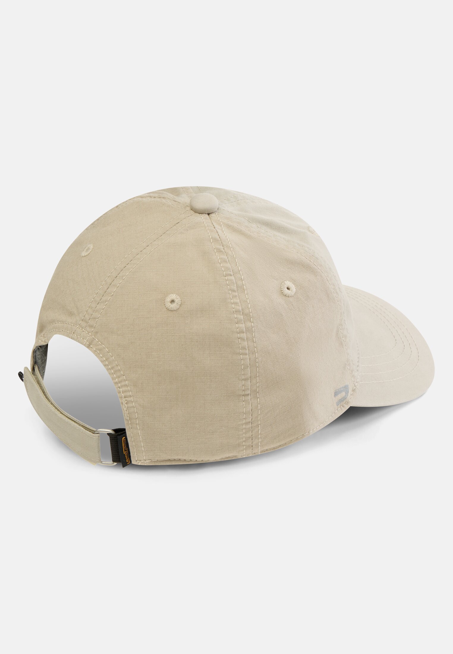 Men Cap with adjustable details Beige frontal back