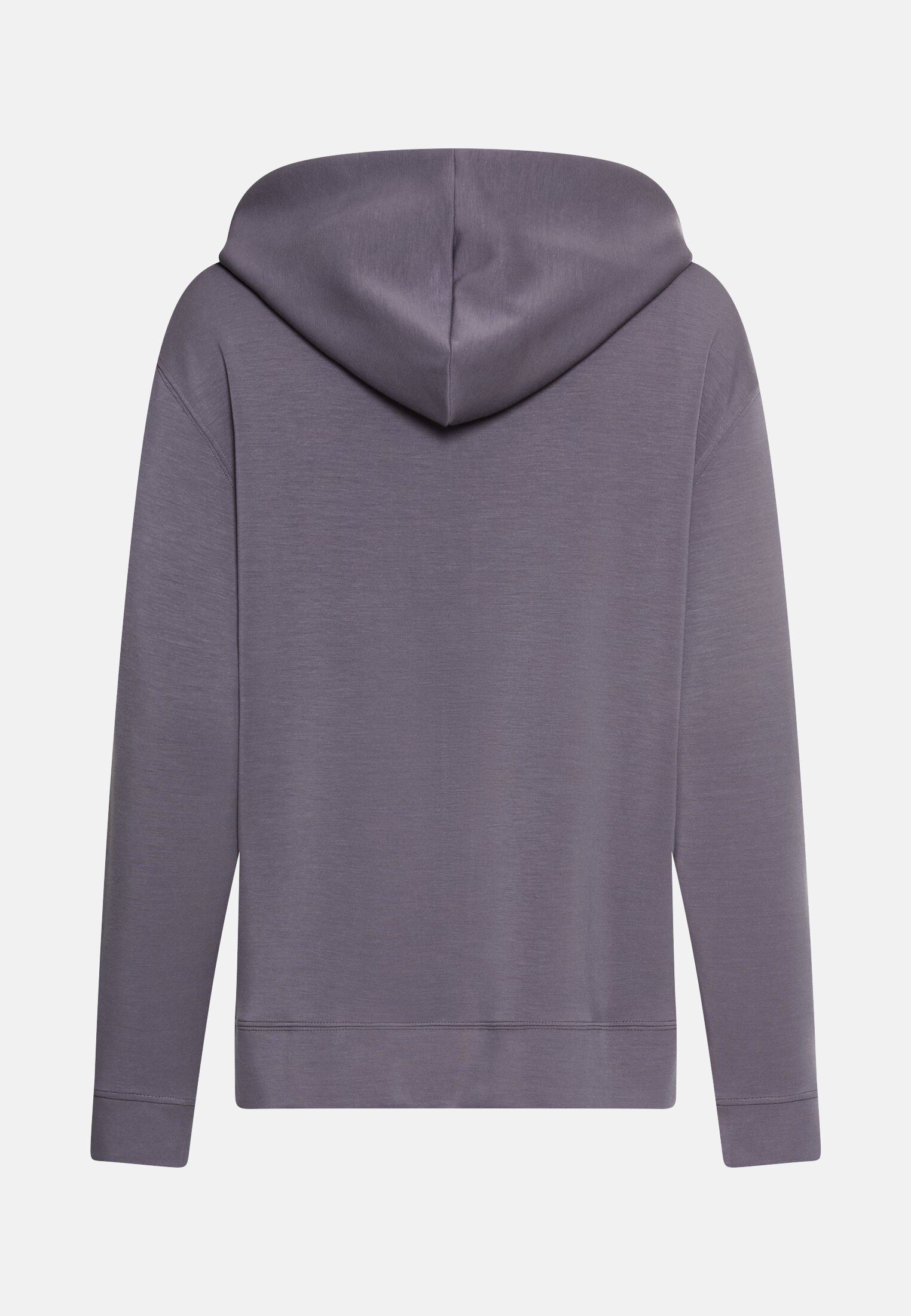 Damen Hoodie im Relaxed Fit Lila frontal hinten