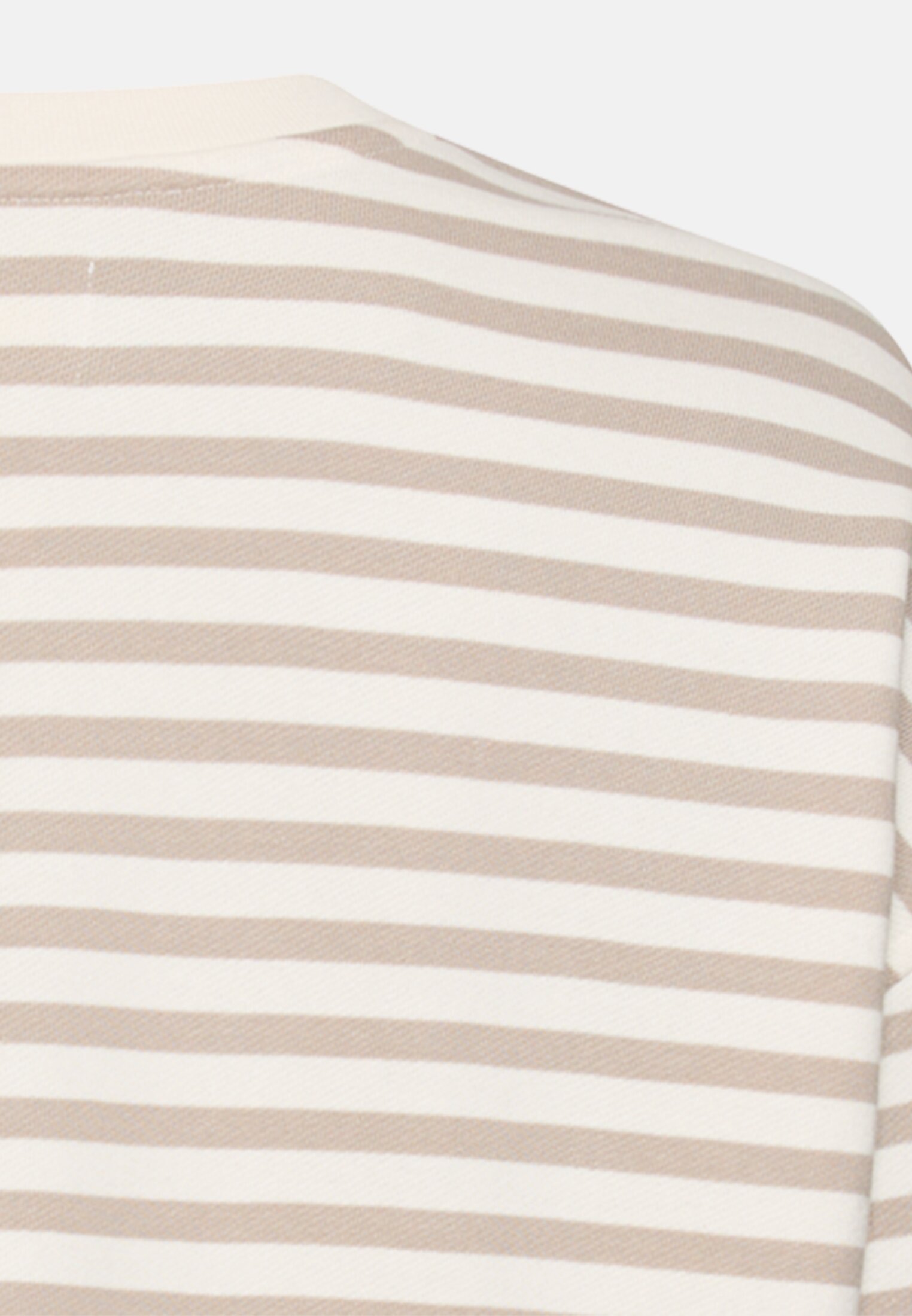 Damen Sweatshirt aus 100% Baumwolle Grau hinten nah