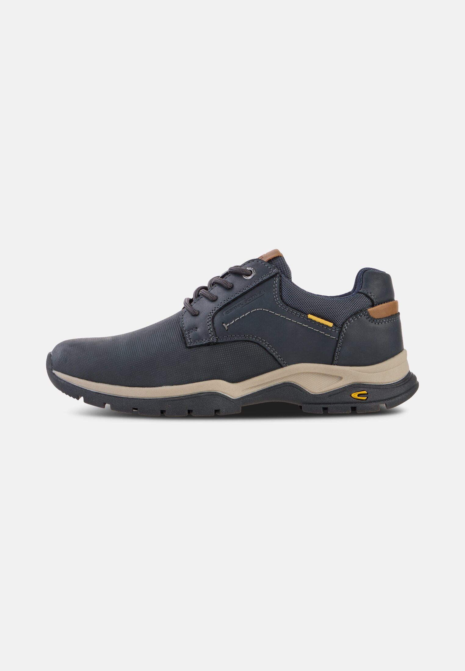 Herren Sneaker mit Grip Sohle Blau frontal vorn