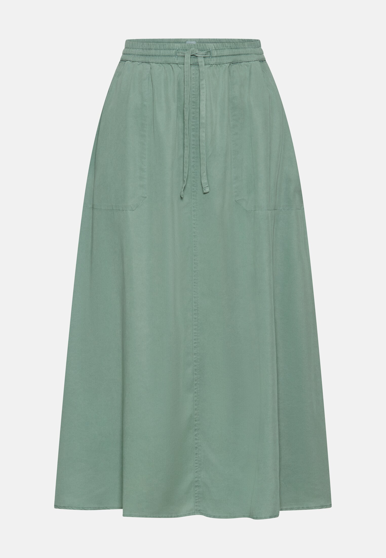 Women Skirt with drawstring Jade Blue frontal front