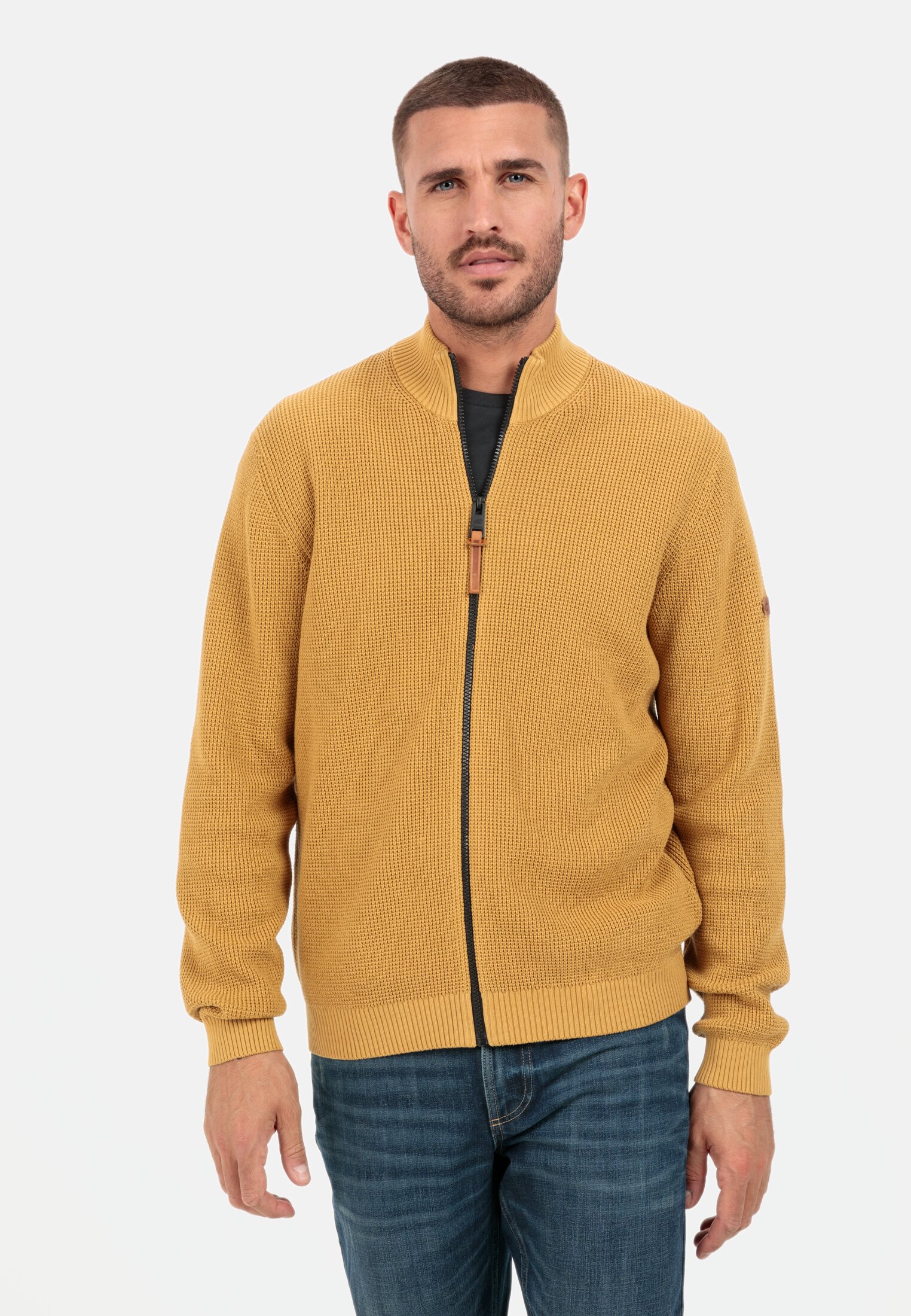 Cardigan Homme Camel Active - Marque Lifestyle Urbain Et Outdoor - Style Décontracté Moderne