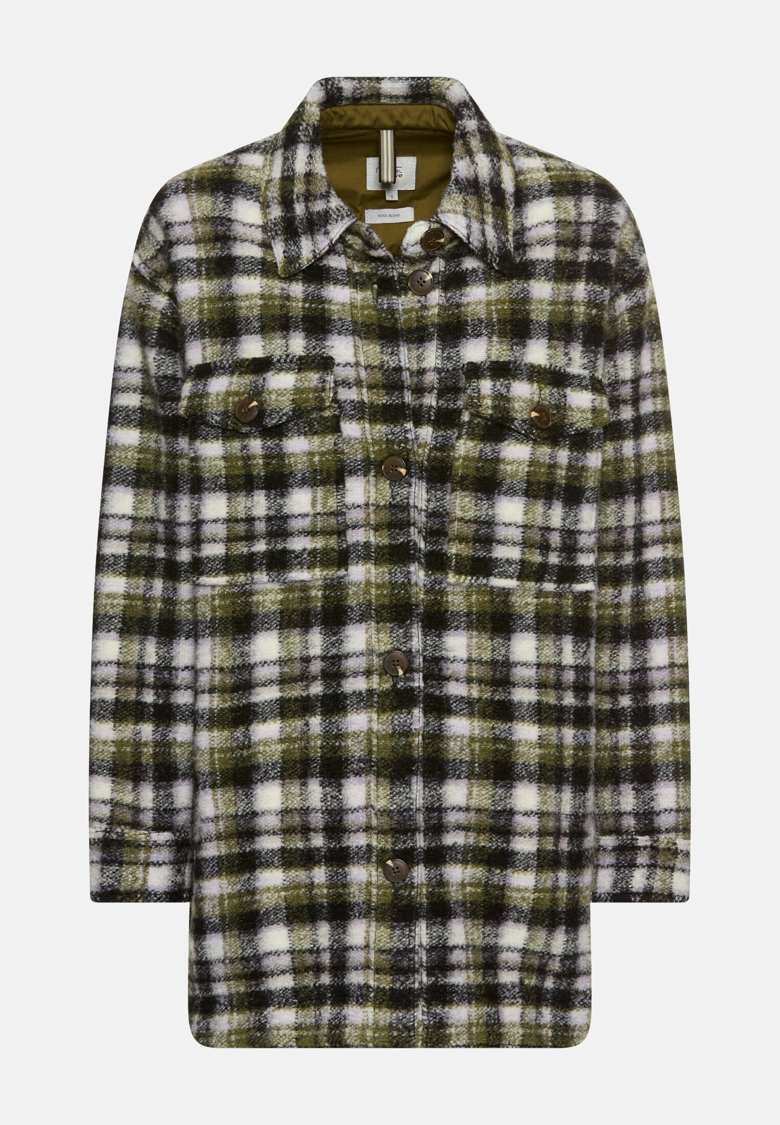 Women Indoor jacket in an oversized fit Caviar frontal front