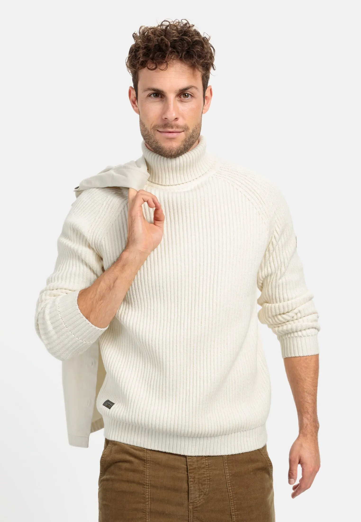 White turtleneck jumper mens hotsell