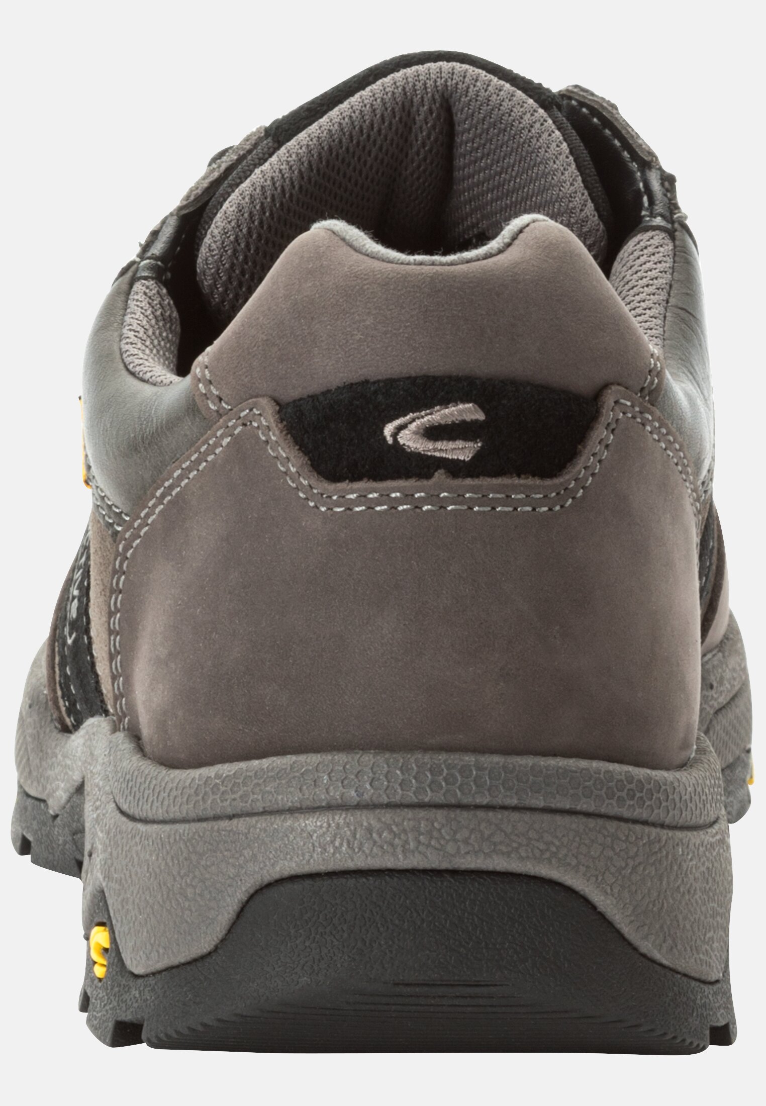 Herren Sneaker aus echtem Rindsleder Grau vorne nah
