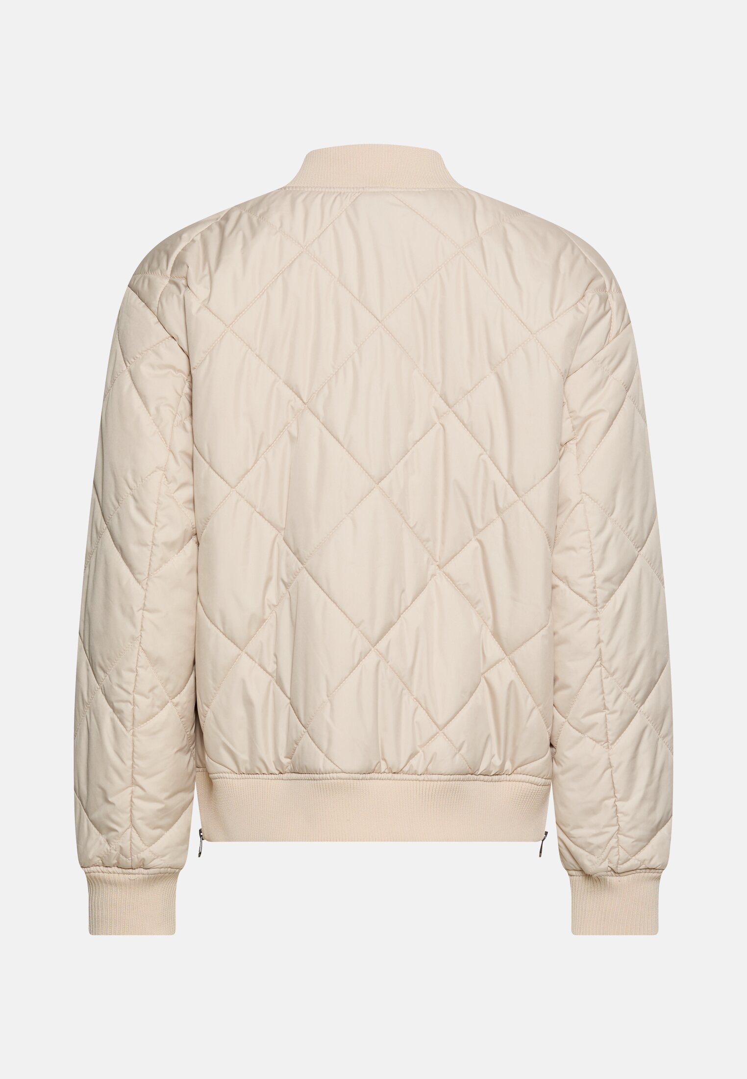 Women Oversized bomber jacket with printed lining Oats frontal back