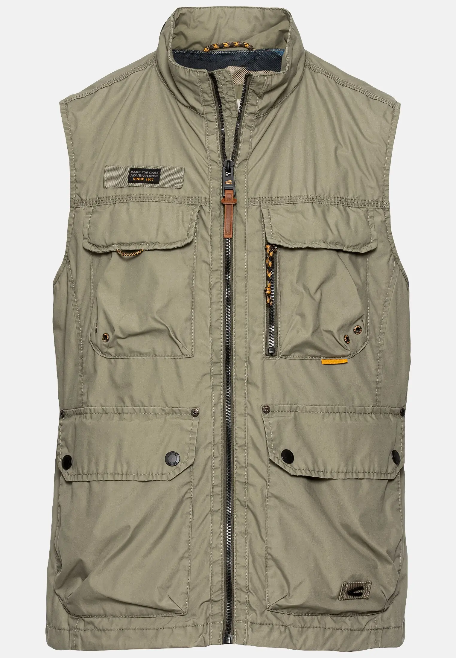 Multipocket Weste für Herren in Khaki | 62 | camel active
