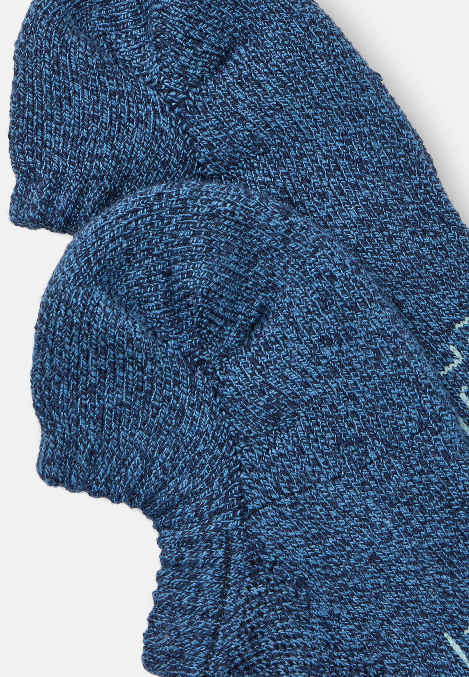 Herren Sneaker-Socken mit Baumwollmix Blau hinten nah