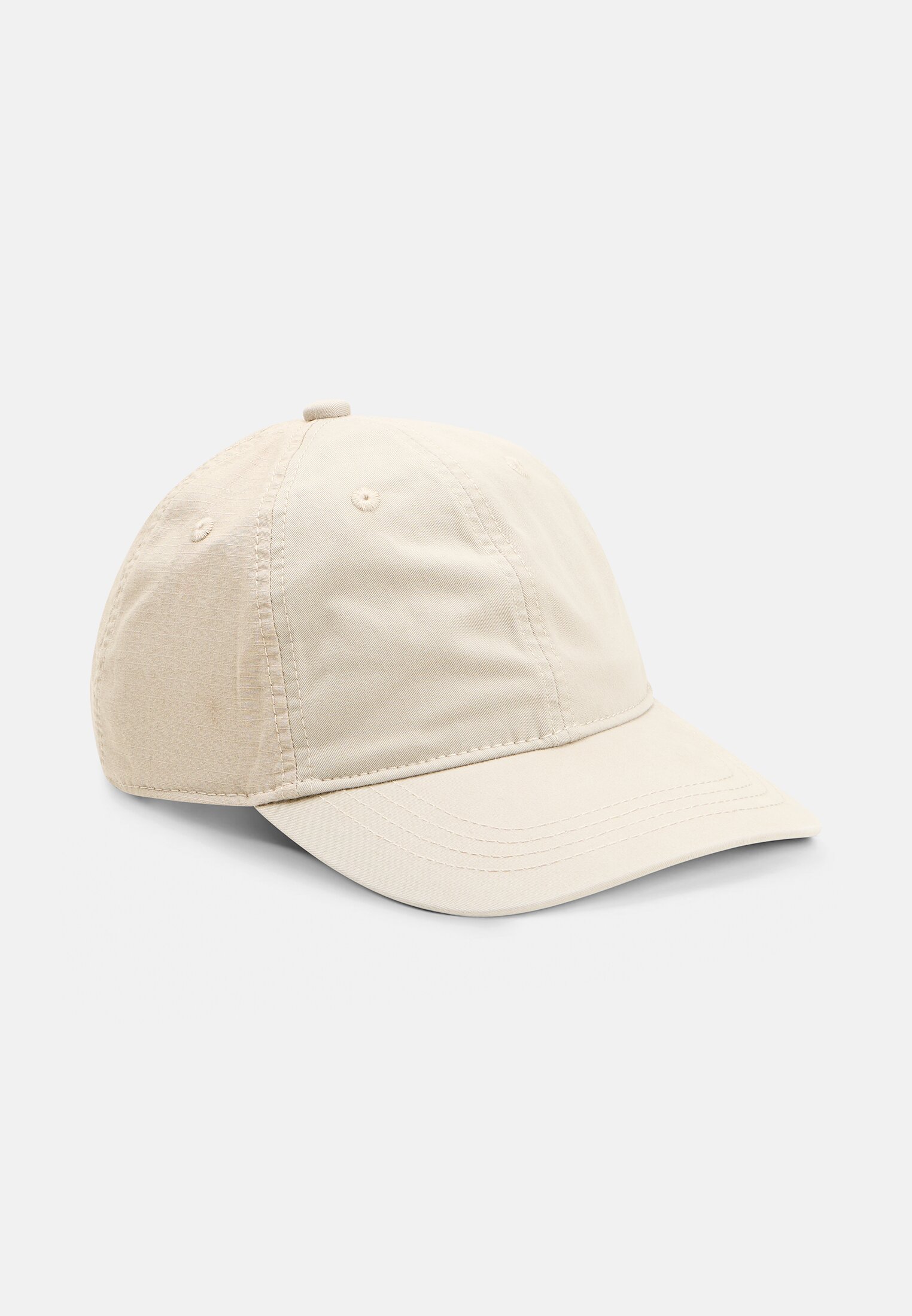 Herren Cap mit verstellbaren Details Beige frontal vorn
