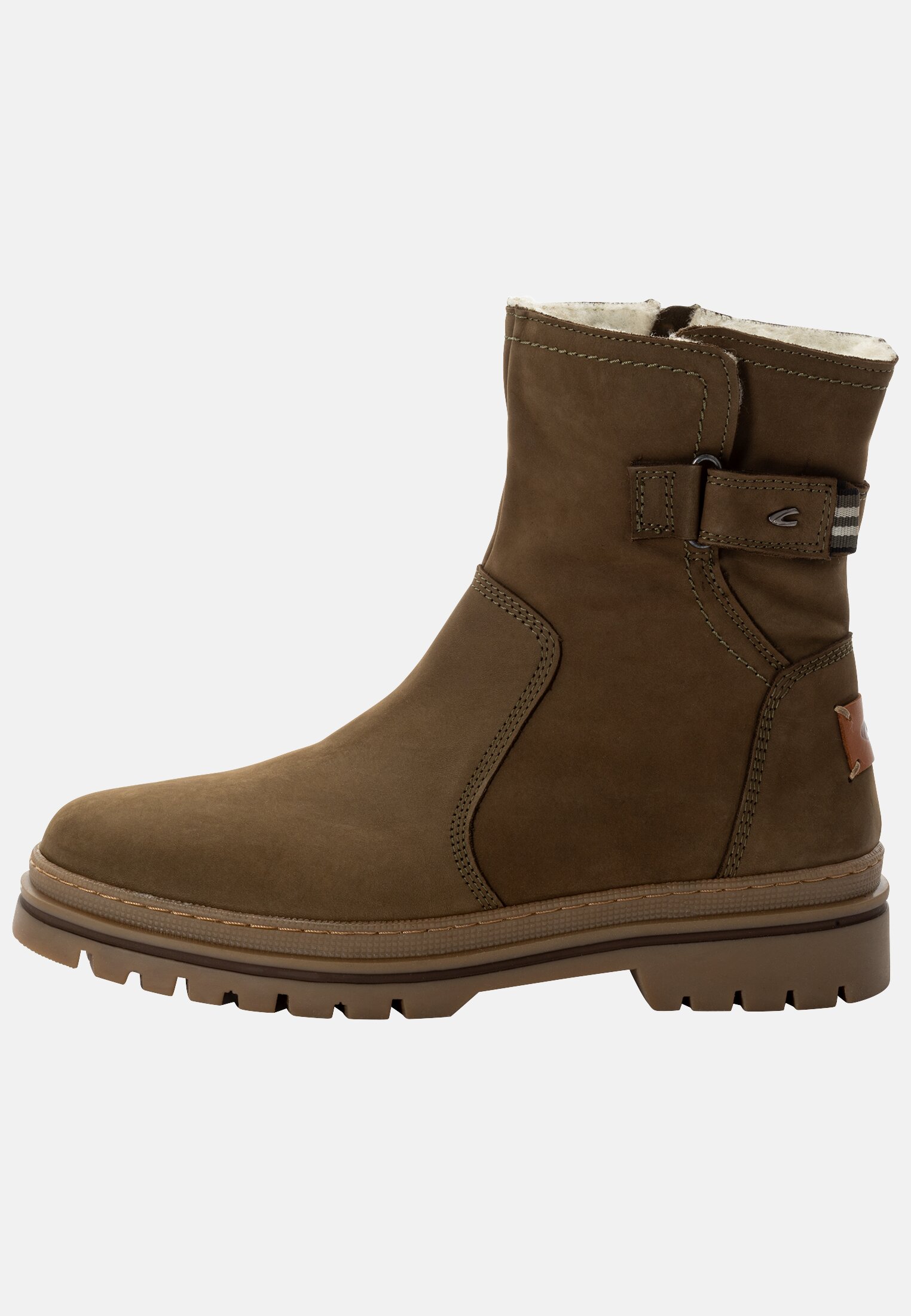 Winter boots for Women in Green camel active