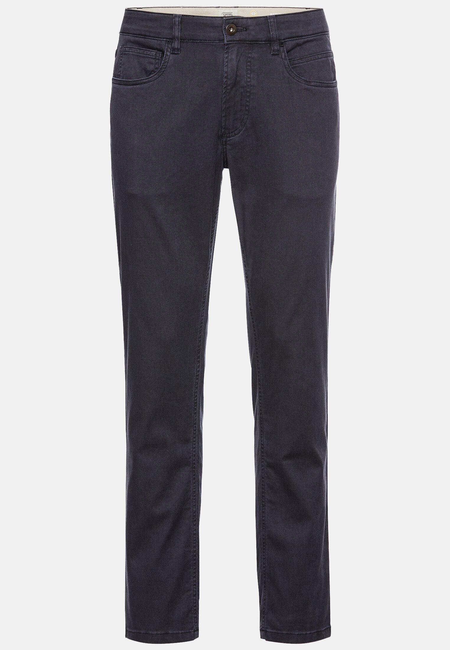Herren Regular Fit 5-Pocket Hose Dunkelblau frontal vorn