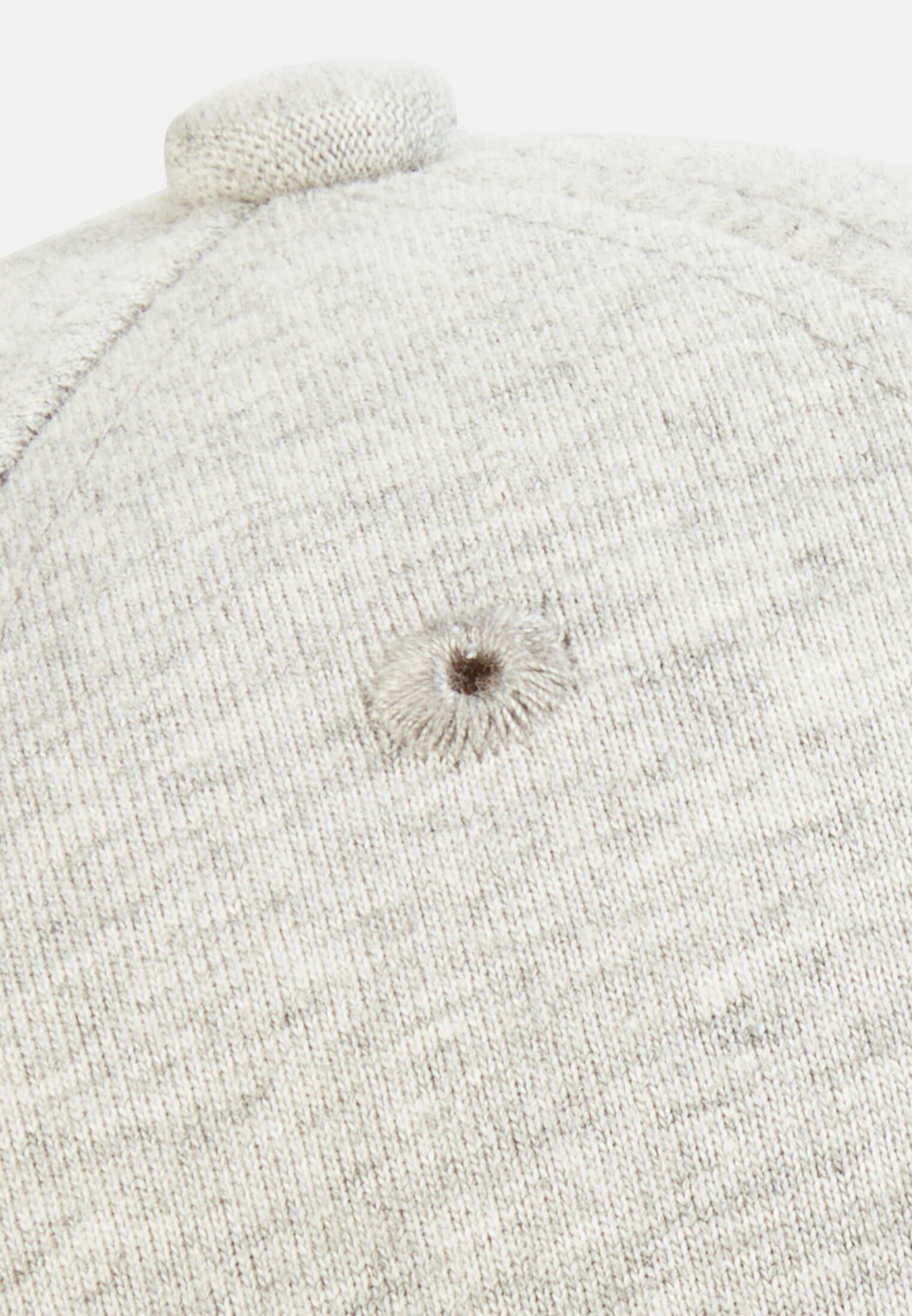 Men Jersey-Cap with logo embroidery Grey front close