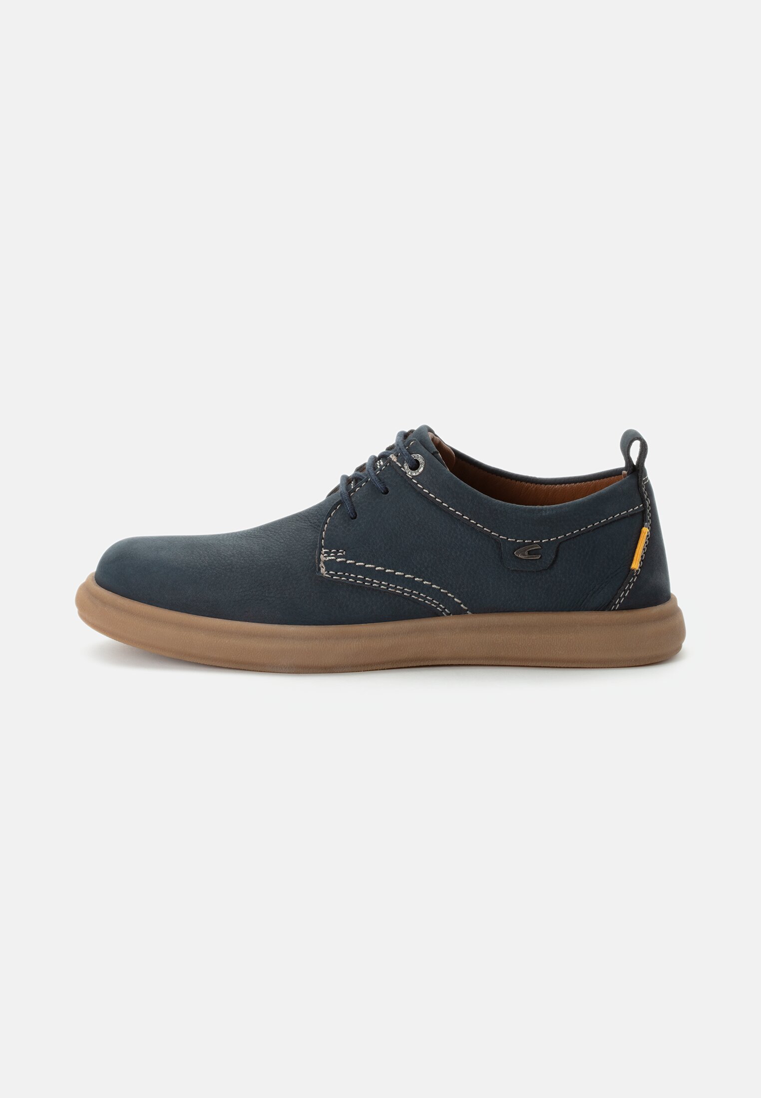 Men Lace-up shoes made of leather Dark Blue frontal front