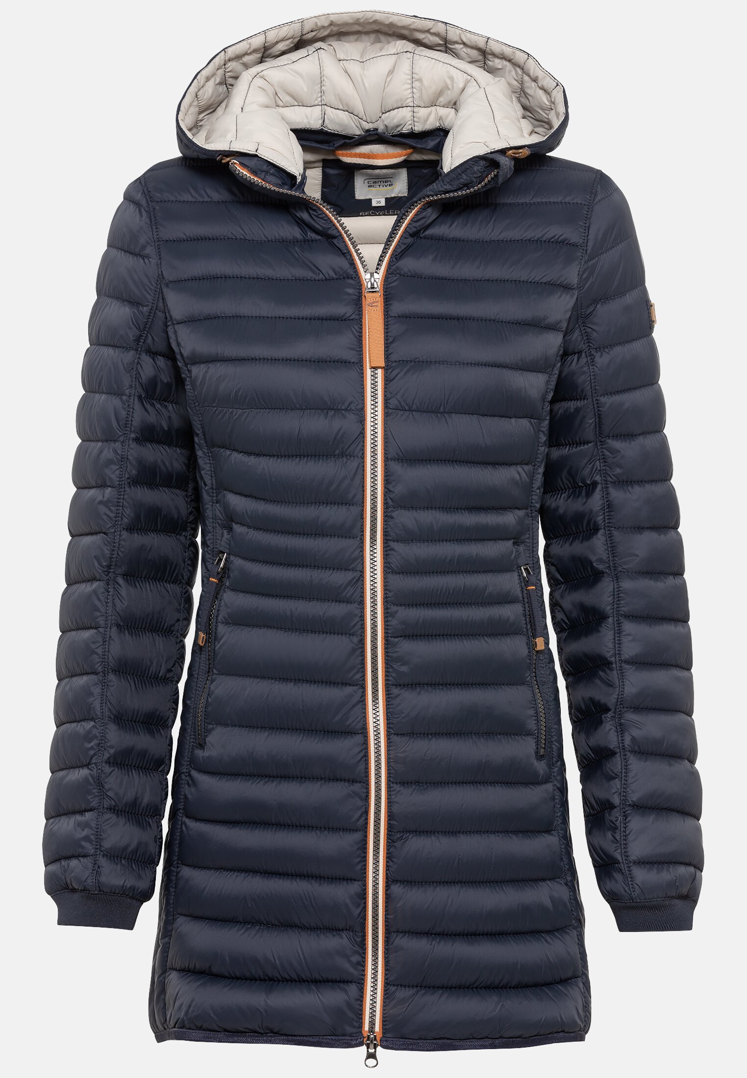 Lange Steppjacke für Damen in Navy | 34 | camel active