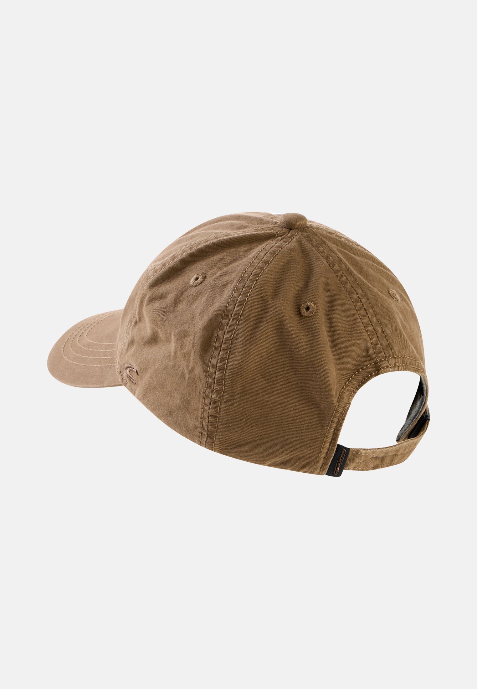 Cap made of pure cotton Mud Brown frontal back