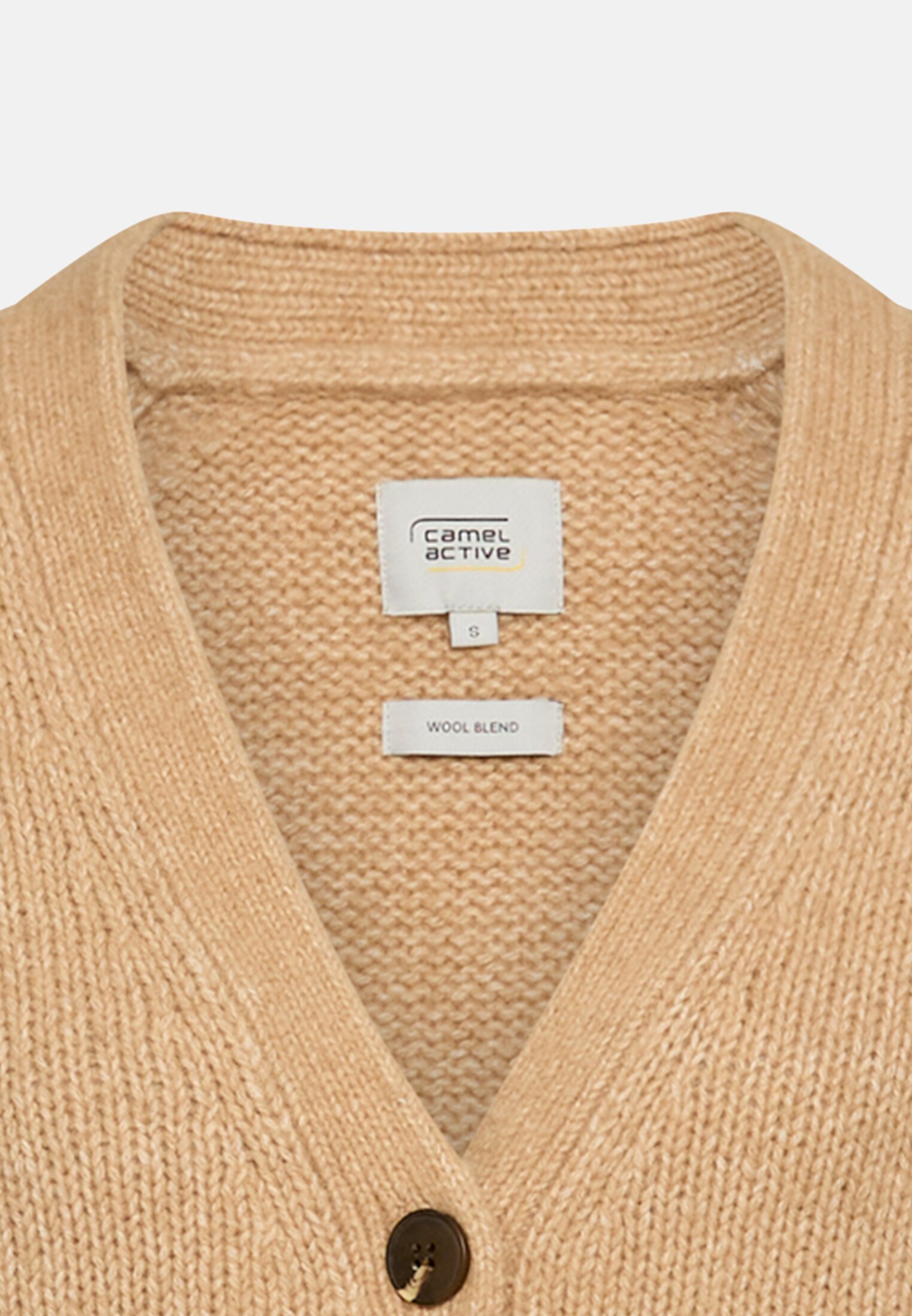Cardigan for Women in brown camel active