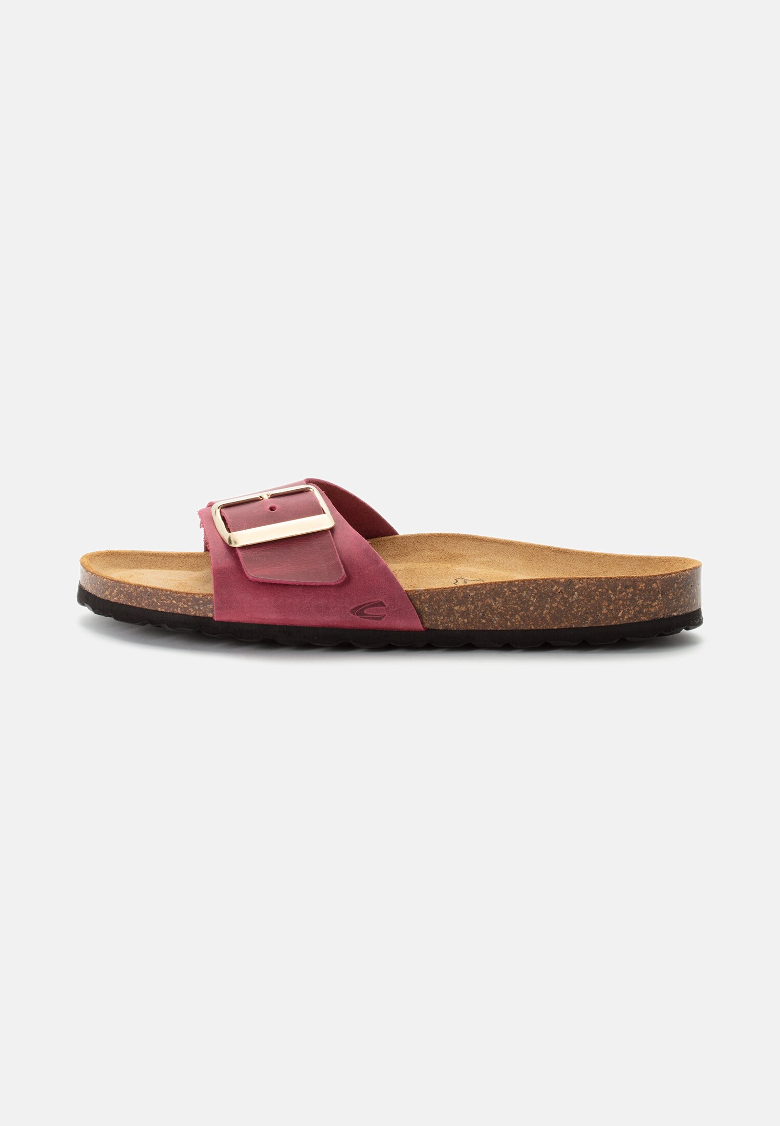 Women Sandals with a metal buckle Red frontal front