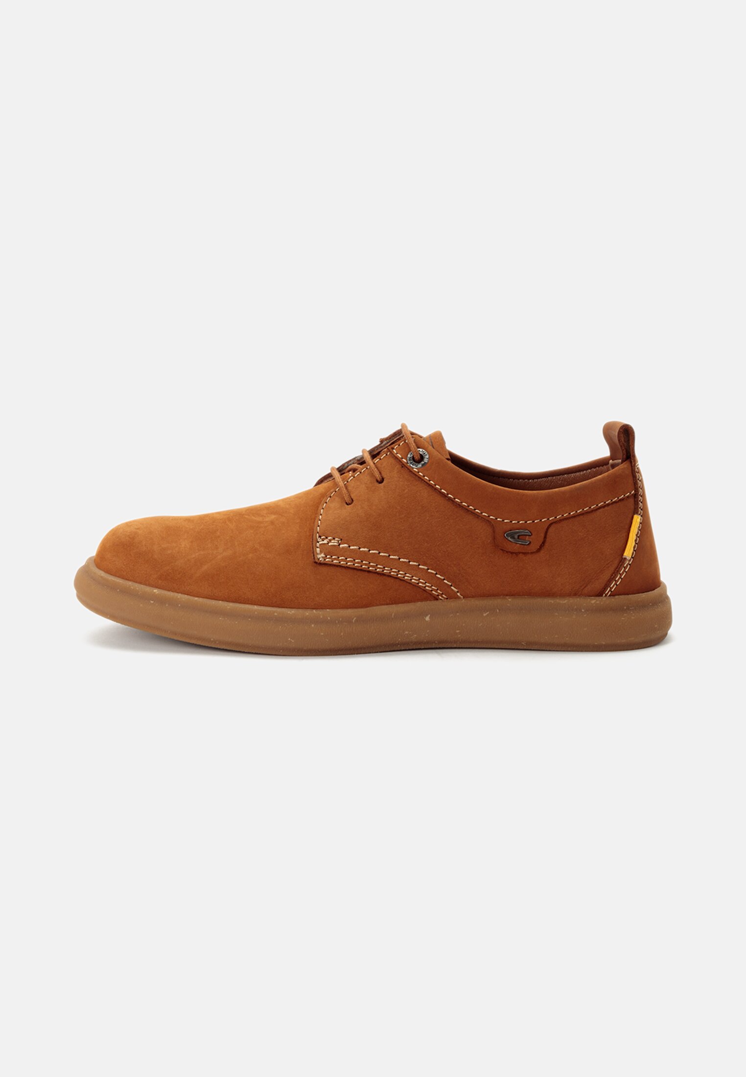 Herren Schnürschuhe aus Leder Braun frontal vorn