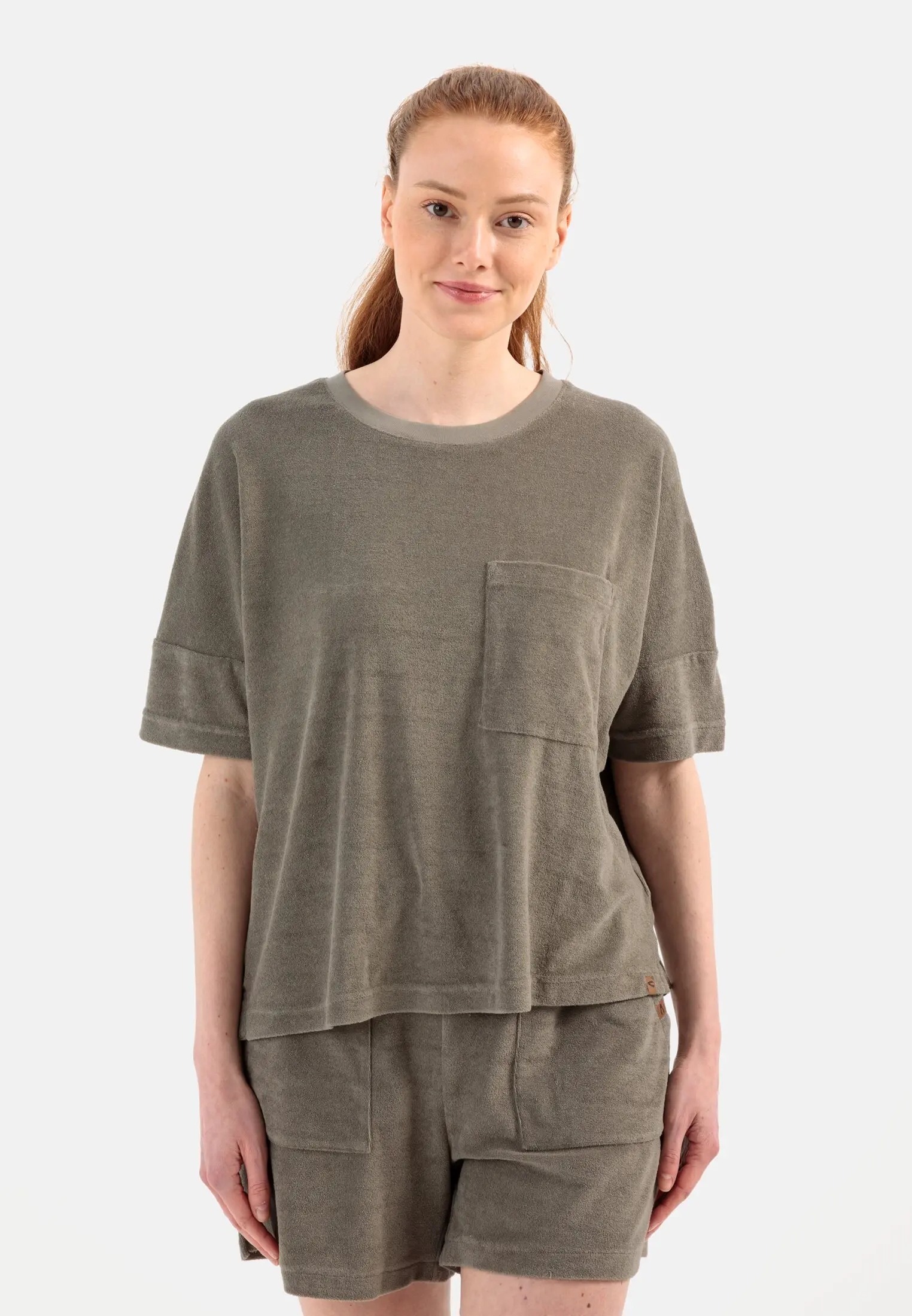 Frottee-Shirt für Damen in Khaki | M | camel active