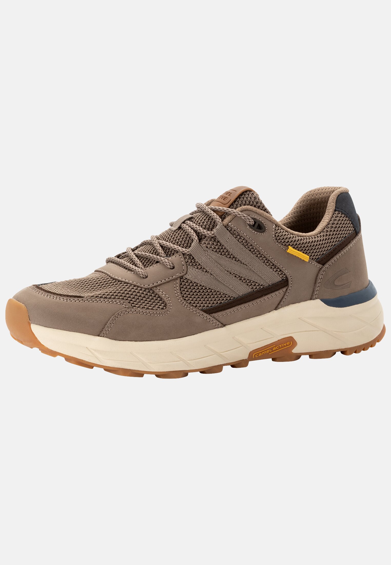 Leder Sneaker für Herren in Taupe | 40 | camel active