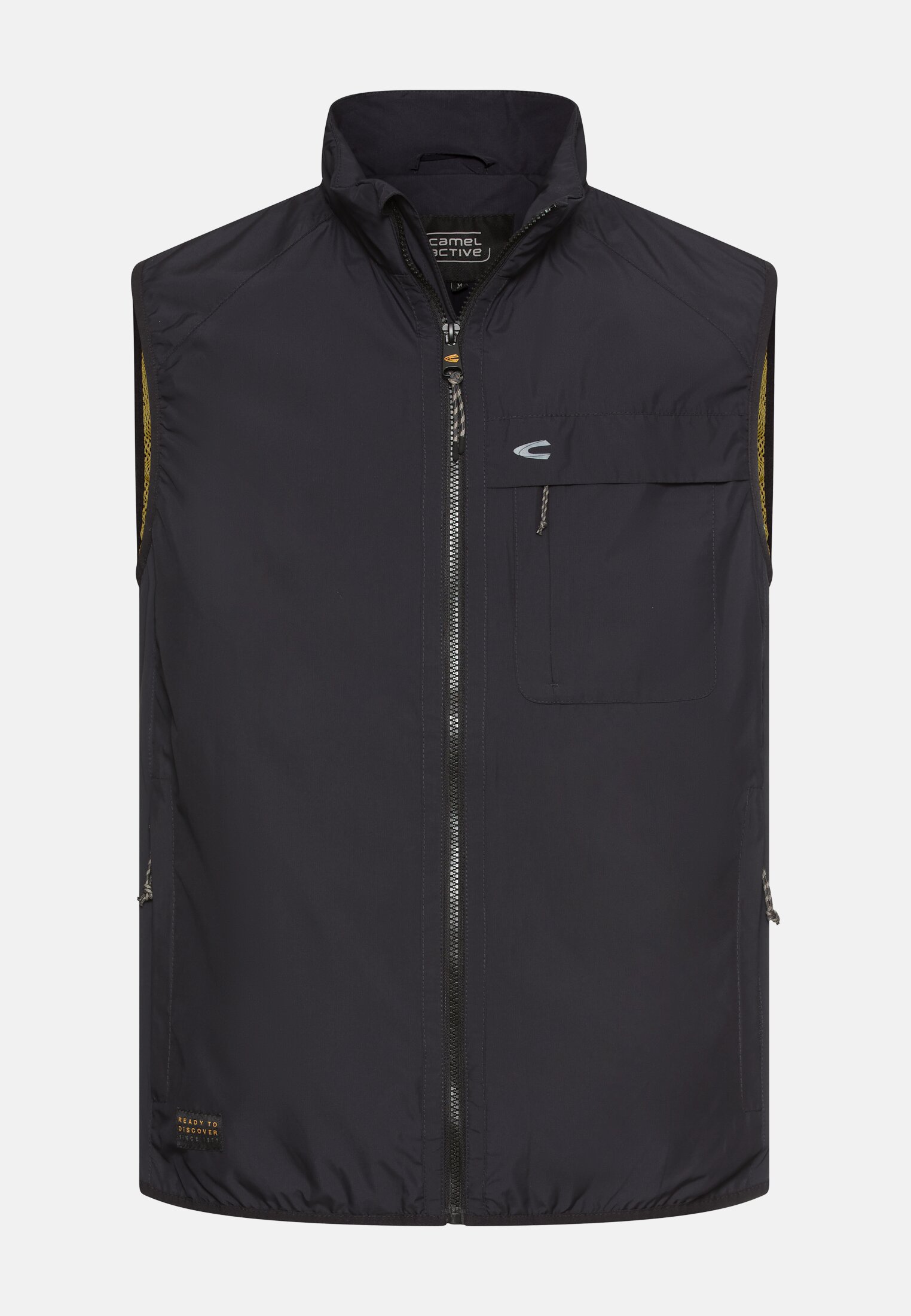 Men Vest made of water-repellent material Dark Blue frontal front