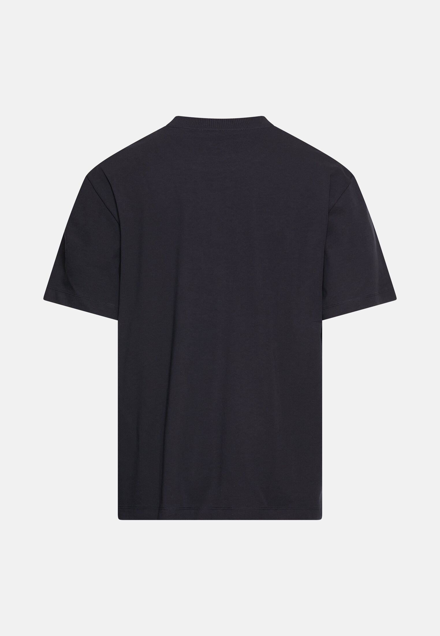 Herren Oversized T-Shirt aus Organic Cotton Navyblau frontal hinten