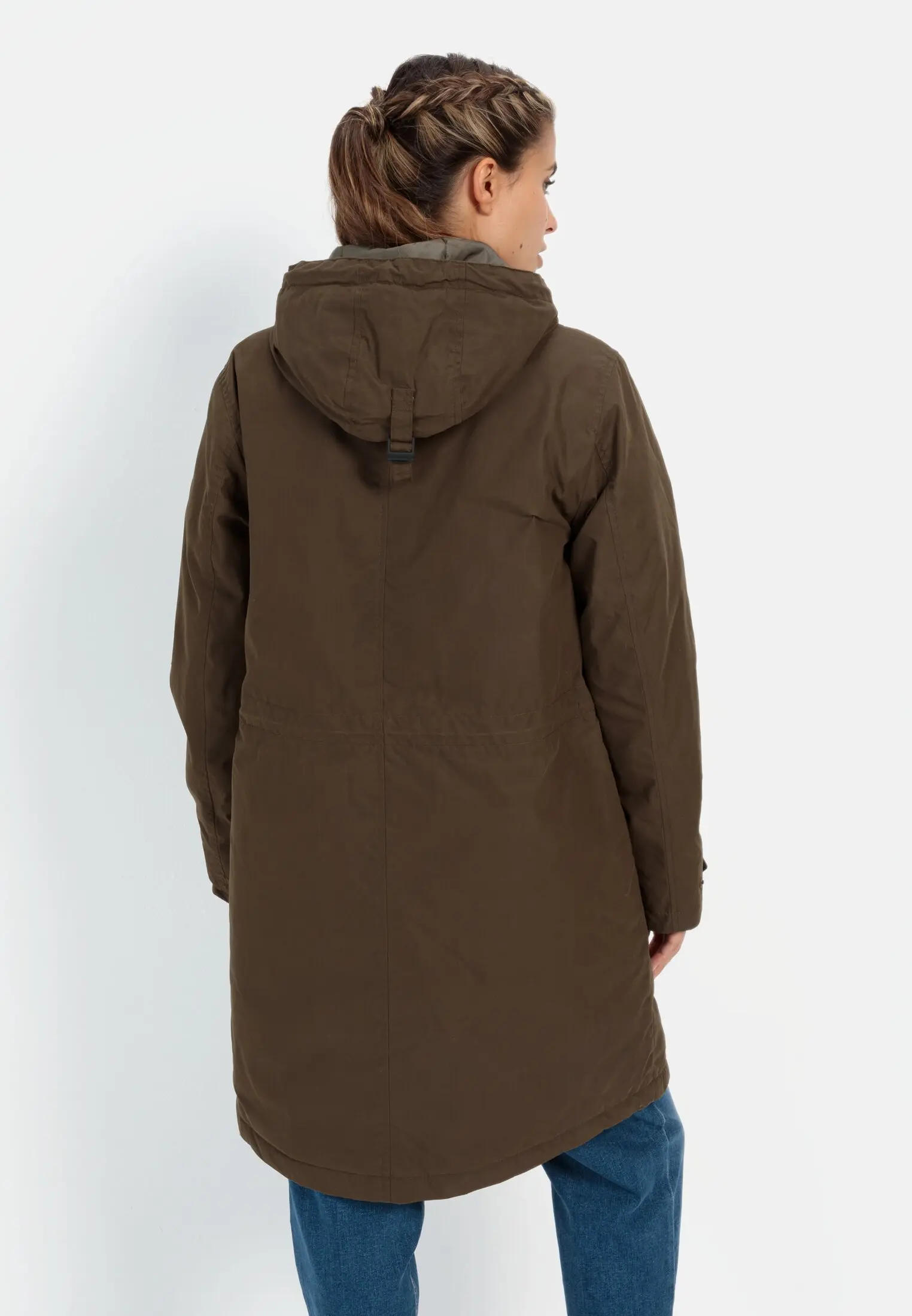 Mantel für Damen in Dunkel Khaki | 46 | camel active 