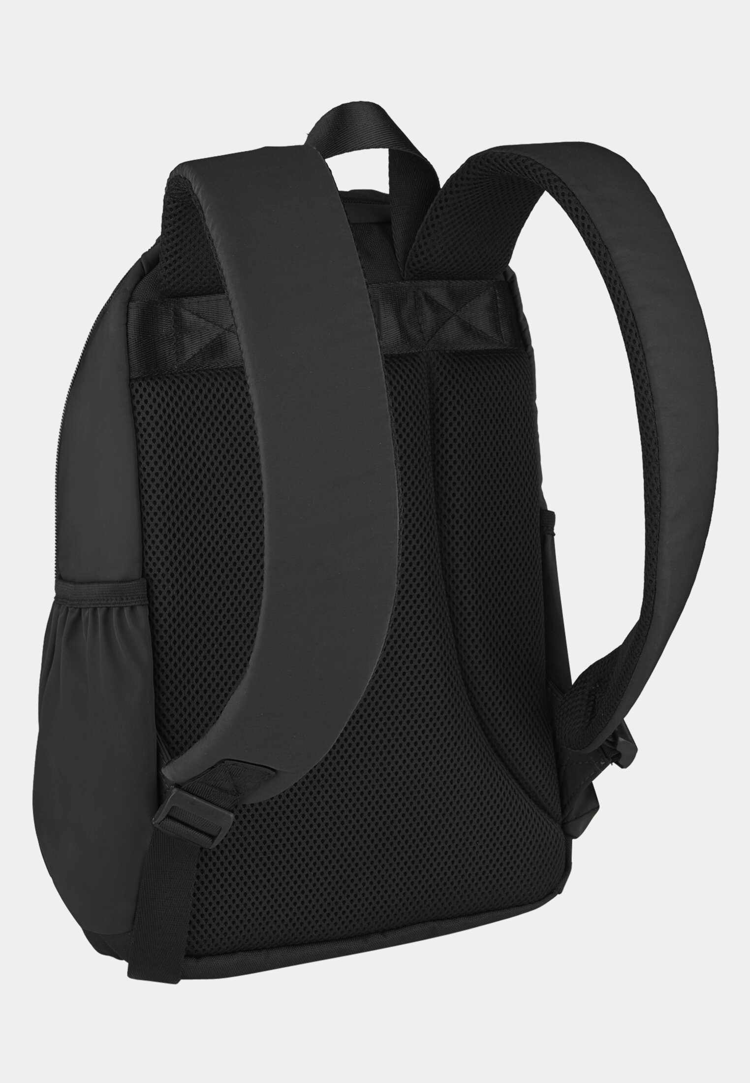 MI_010372-0000-60_2G-00 Men TERRA Backpack made of recycled nylon Black frontal back