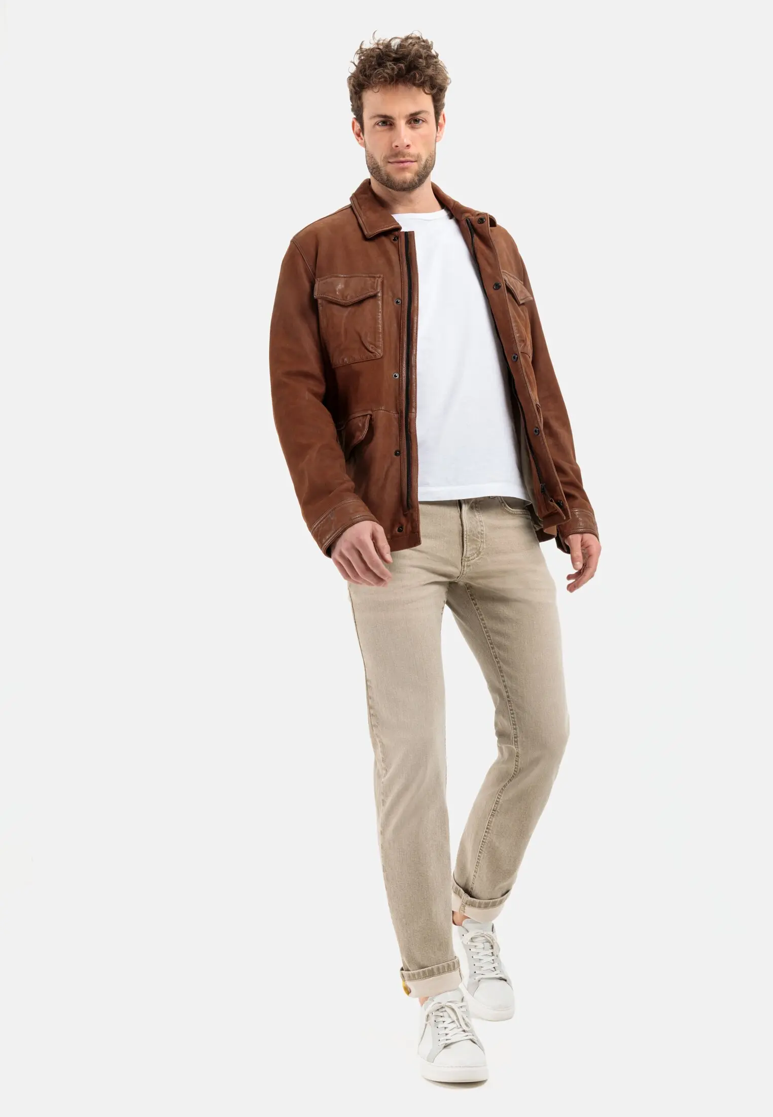 Slim Fit für Herren in Beige | 38/32 | camel active