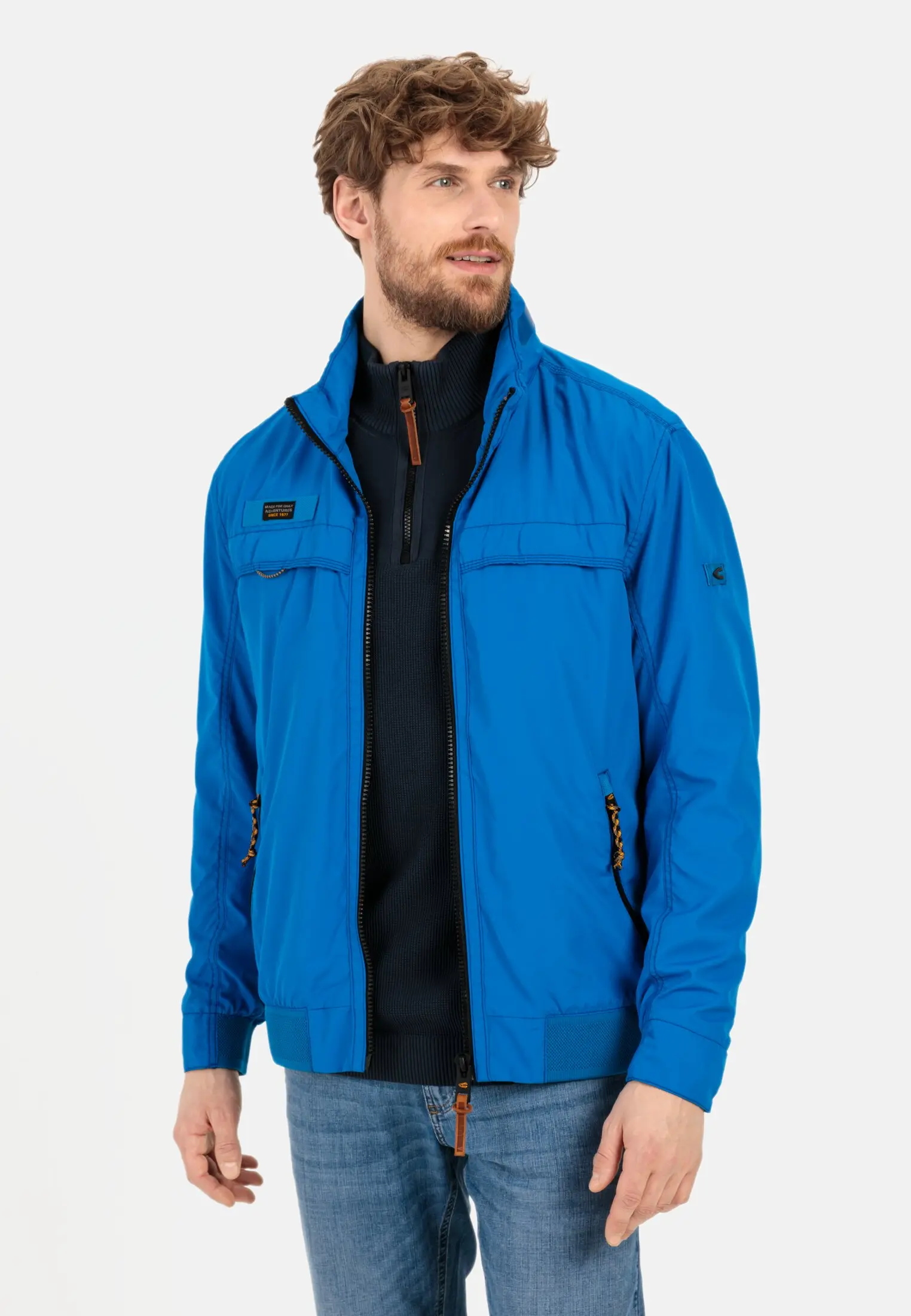 Leichter Blouson für Herren in Blau | 52 | camel active