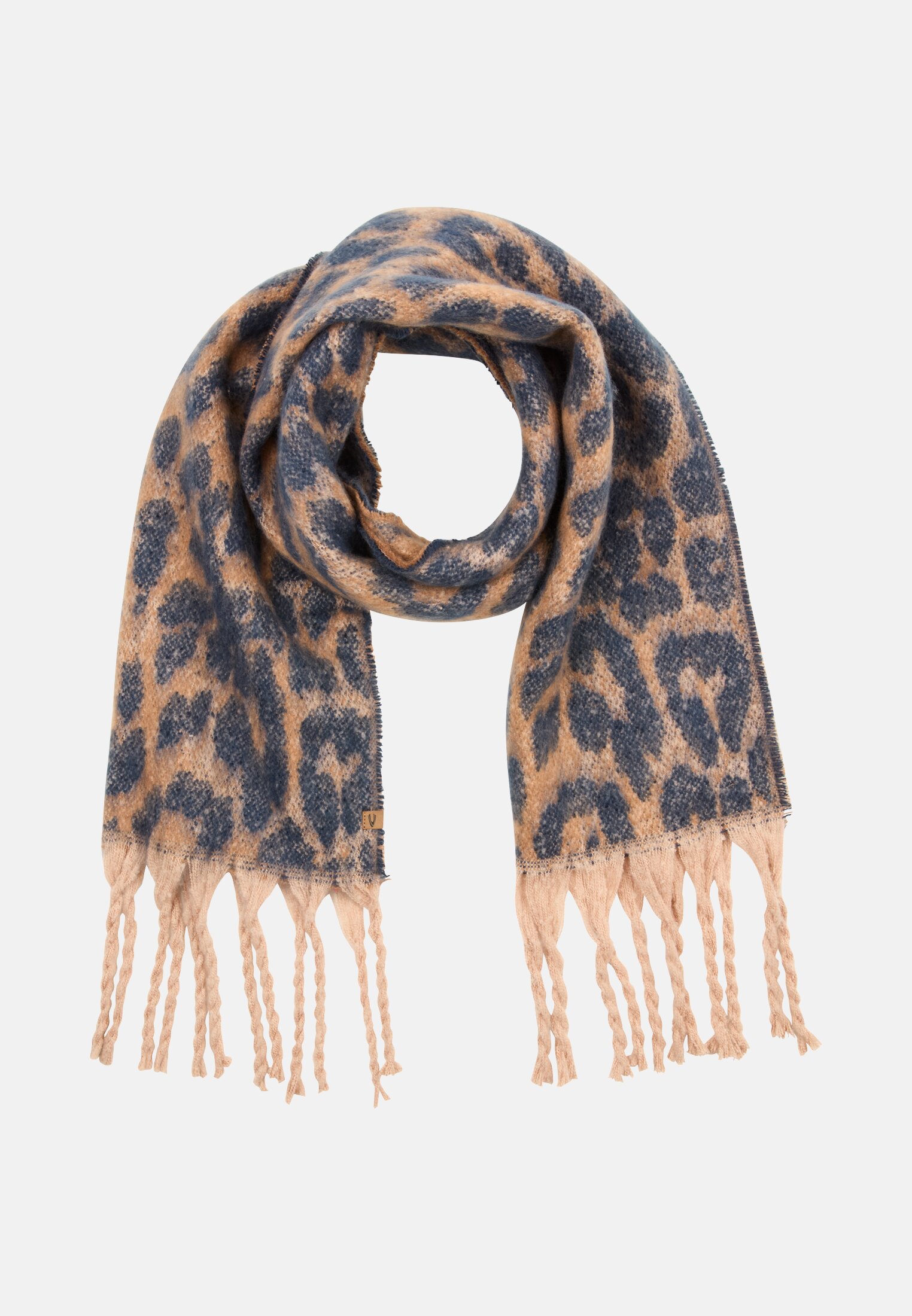 Damen Schal aus recyceltem Polyester Leo frontal vorn