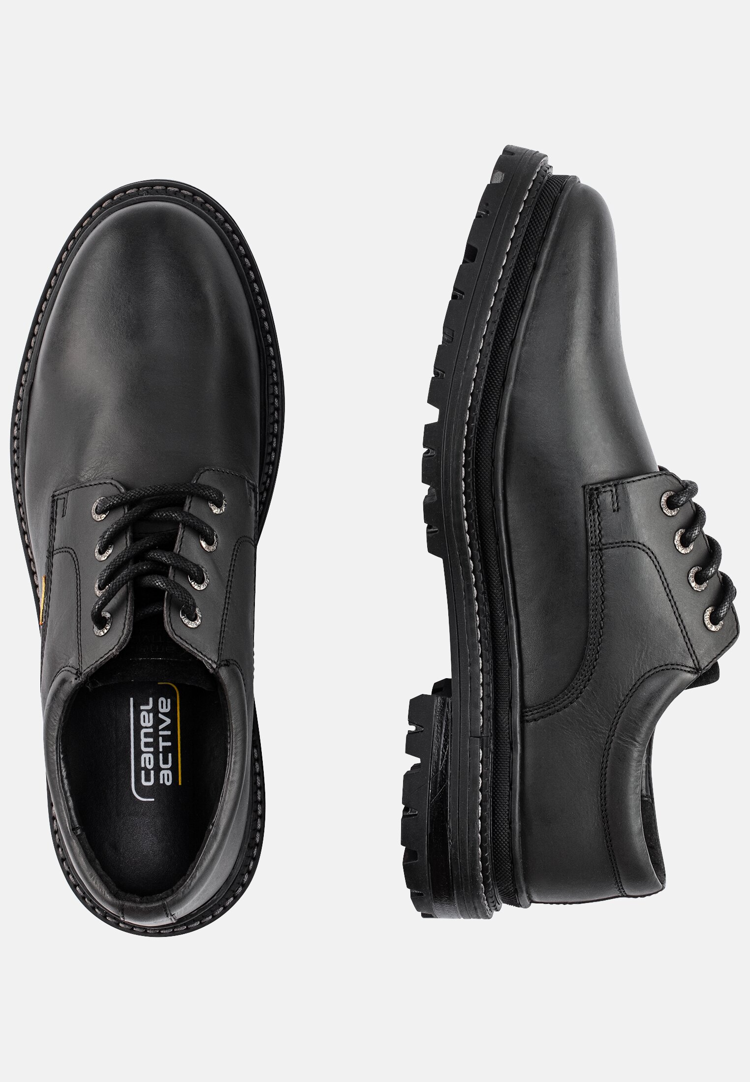Men ALVERSTONE Lace-up shoes made from genuine leather Black