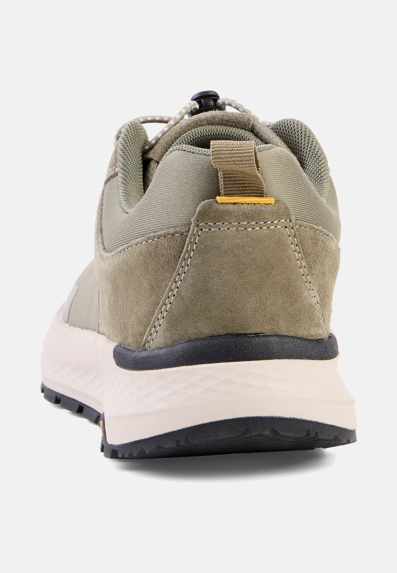 Herren Sneaker mit Schnürung Grün vorne nah