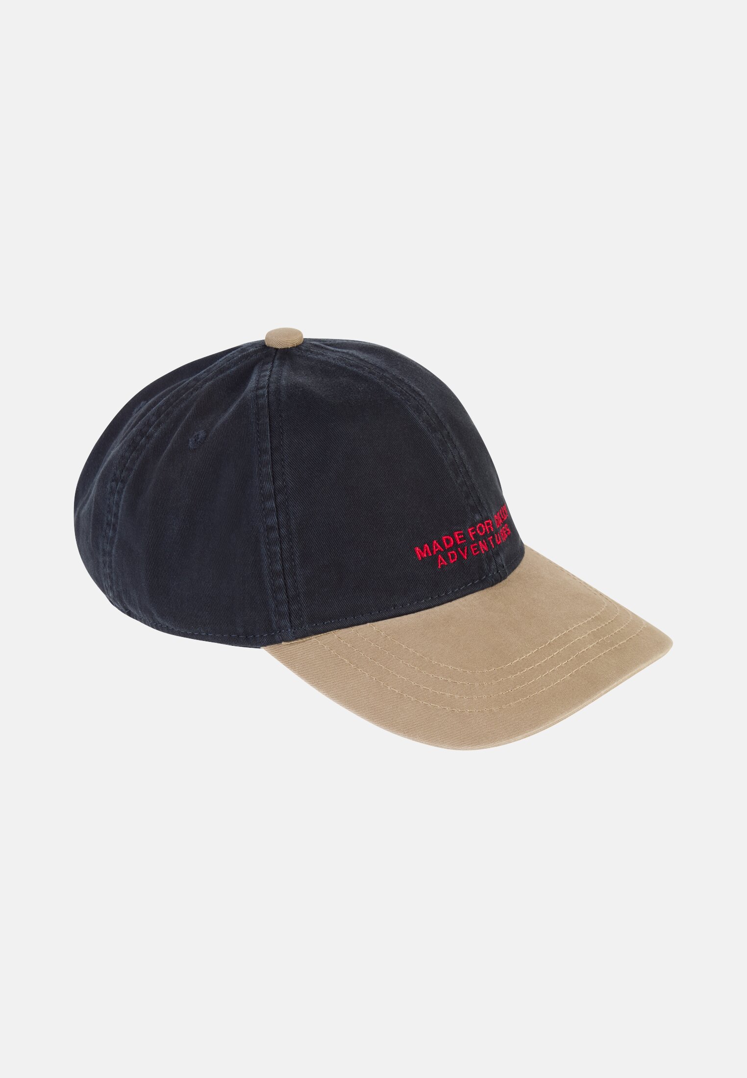 Herren Cap mit verstellbarem Riemen Dunkelblau frontal vorn