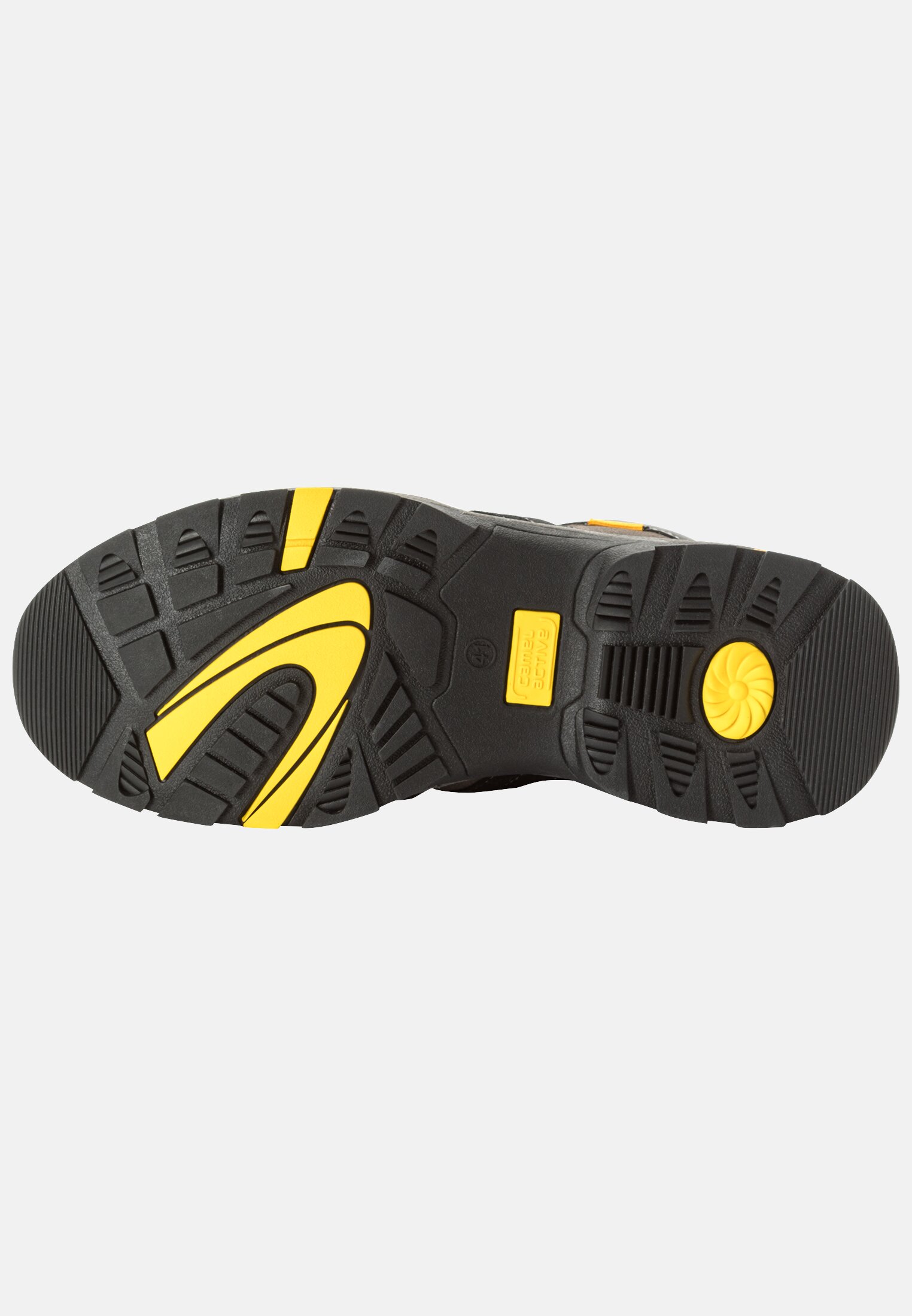 Herren Sneaker aus echtem Rindsleder Grau hinten nah