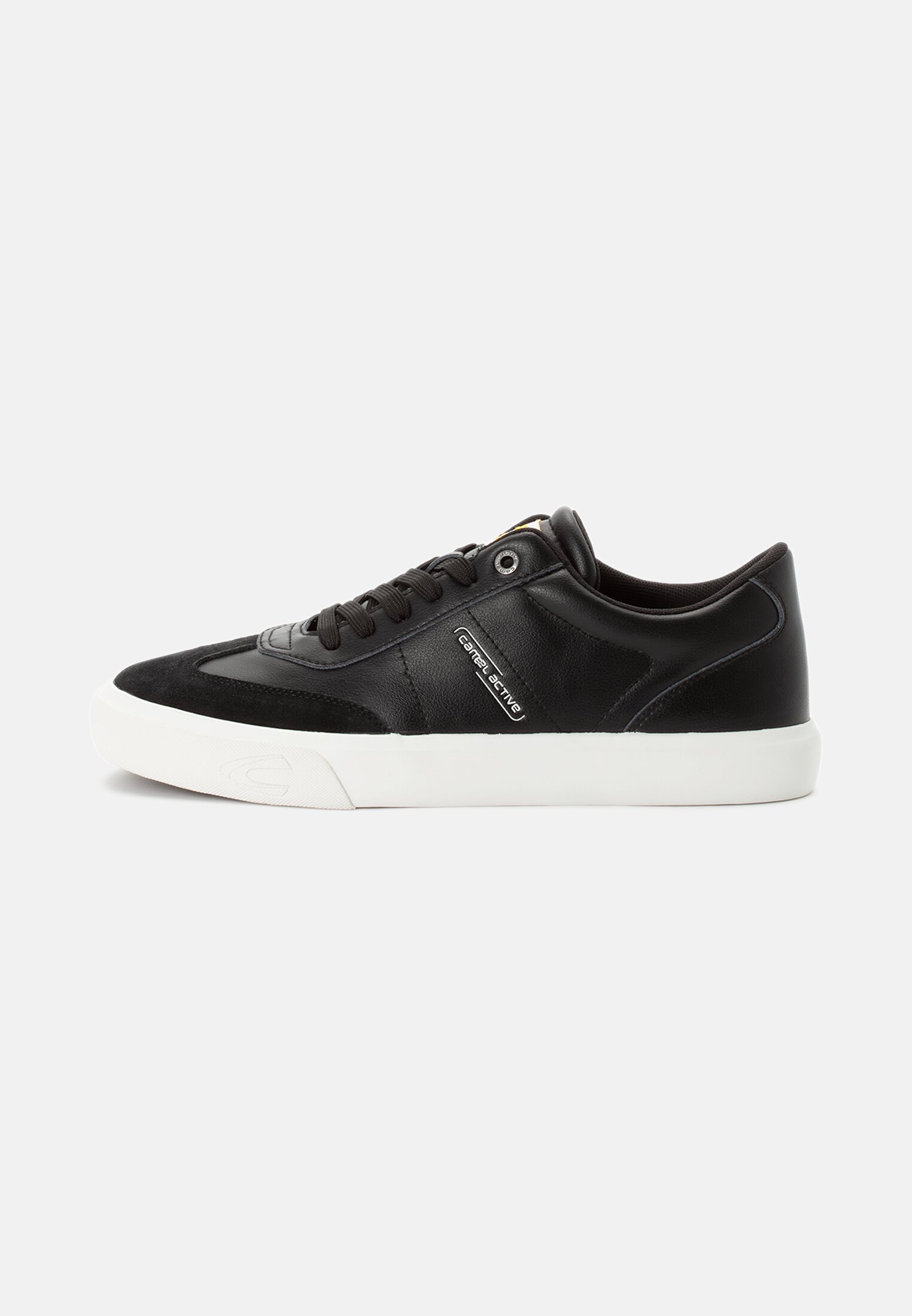 Men Sneakers with suede details Black frontal front