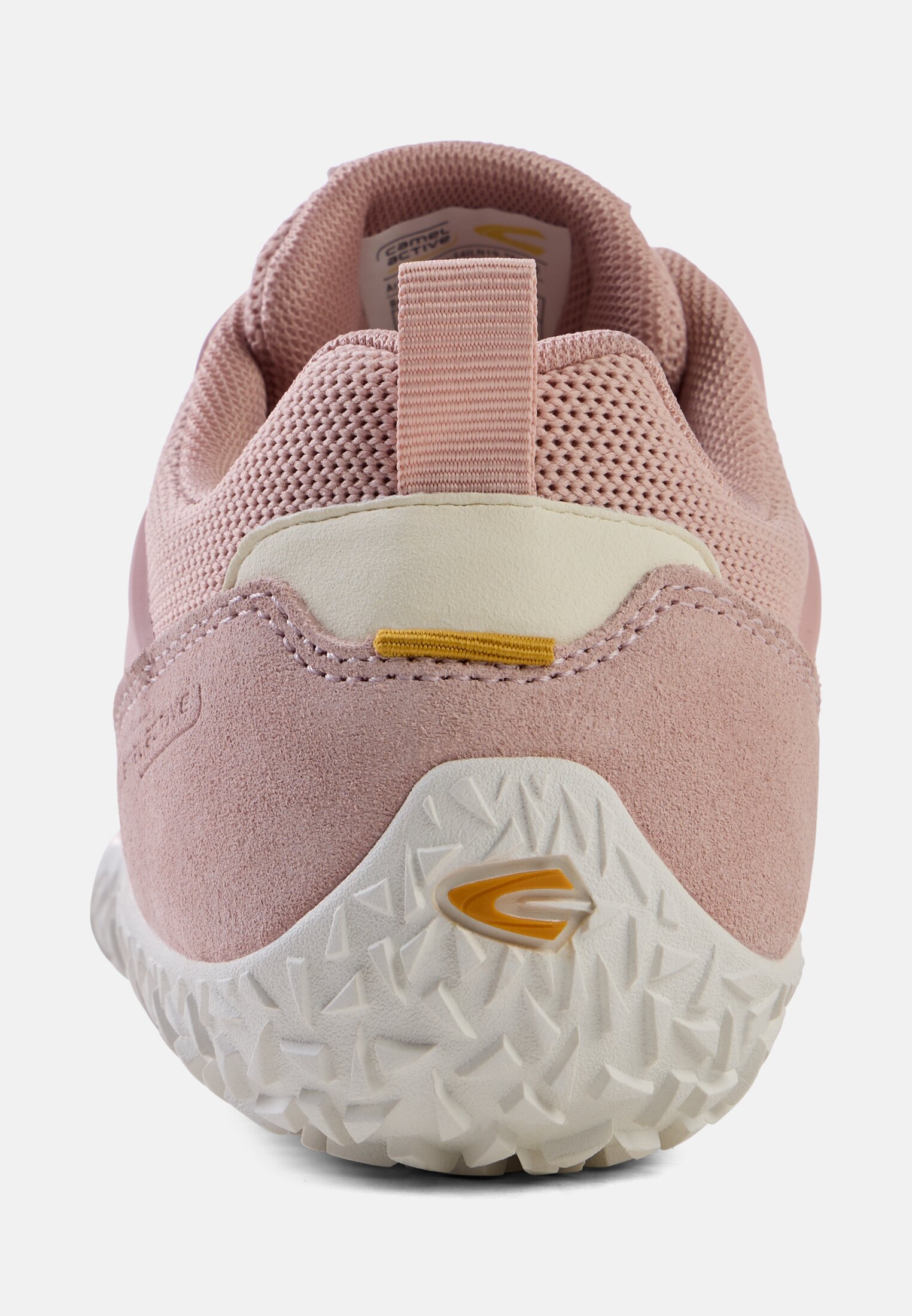 Damen Leichter Sneaker aus Mesh Rosa vorne nah