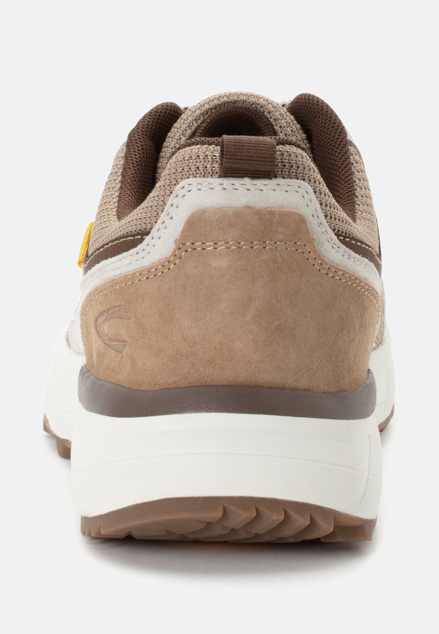 MI_54CCA09-0347-524_3G-00 Herren Sneaker aus Nubukleder und Textil Beige vorne nah